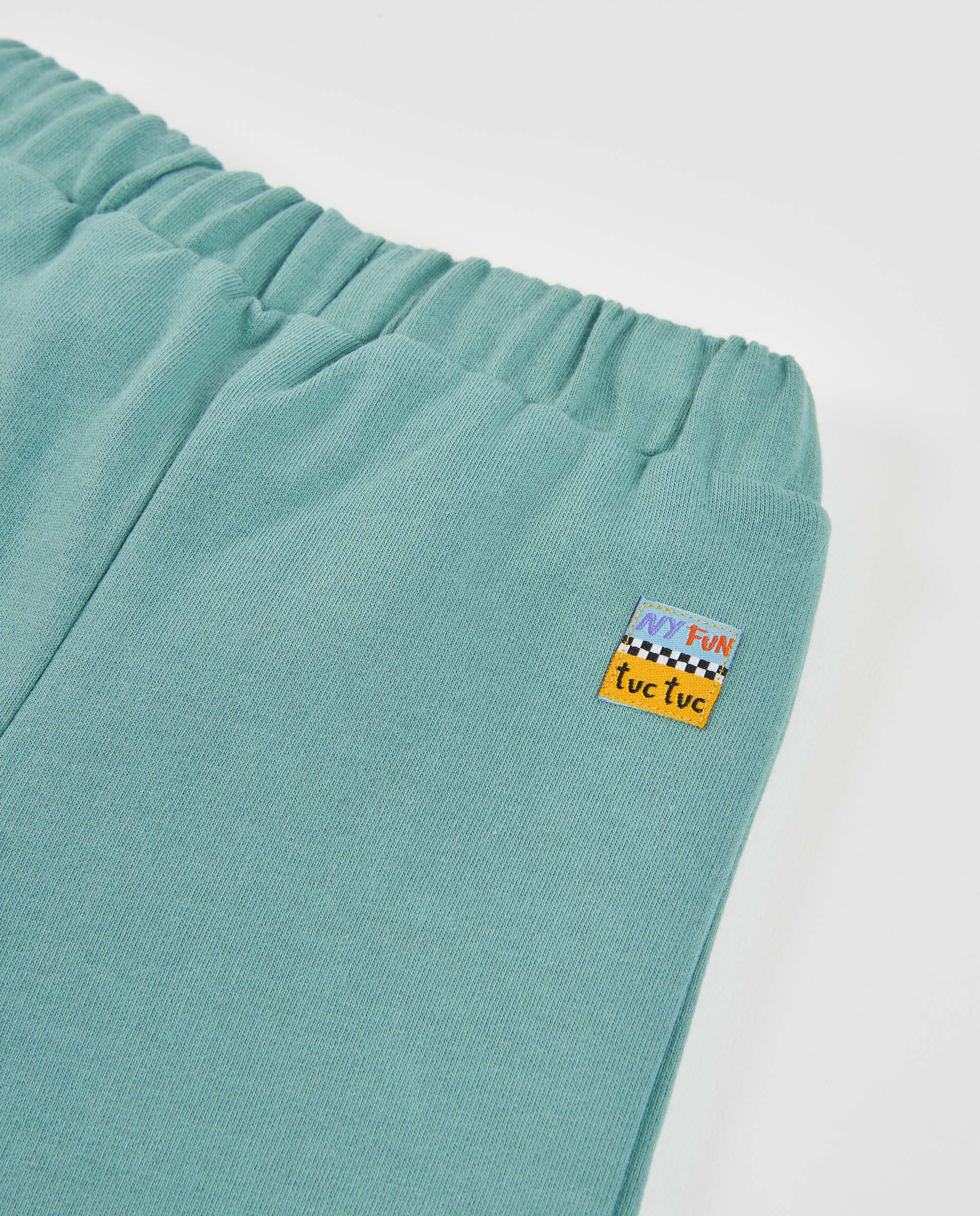 Pantalón de niño de felpa con cintura elástica y tejido transpirable