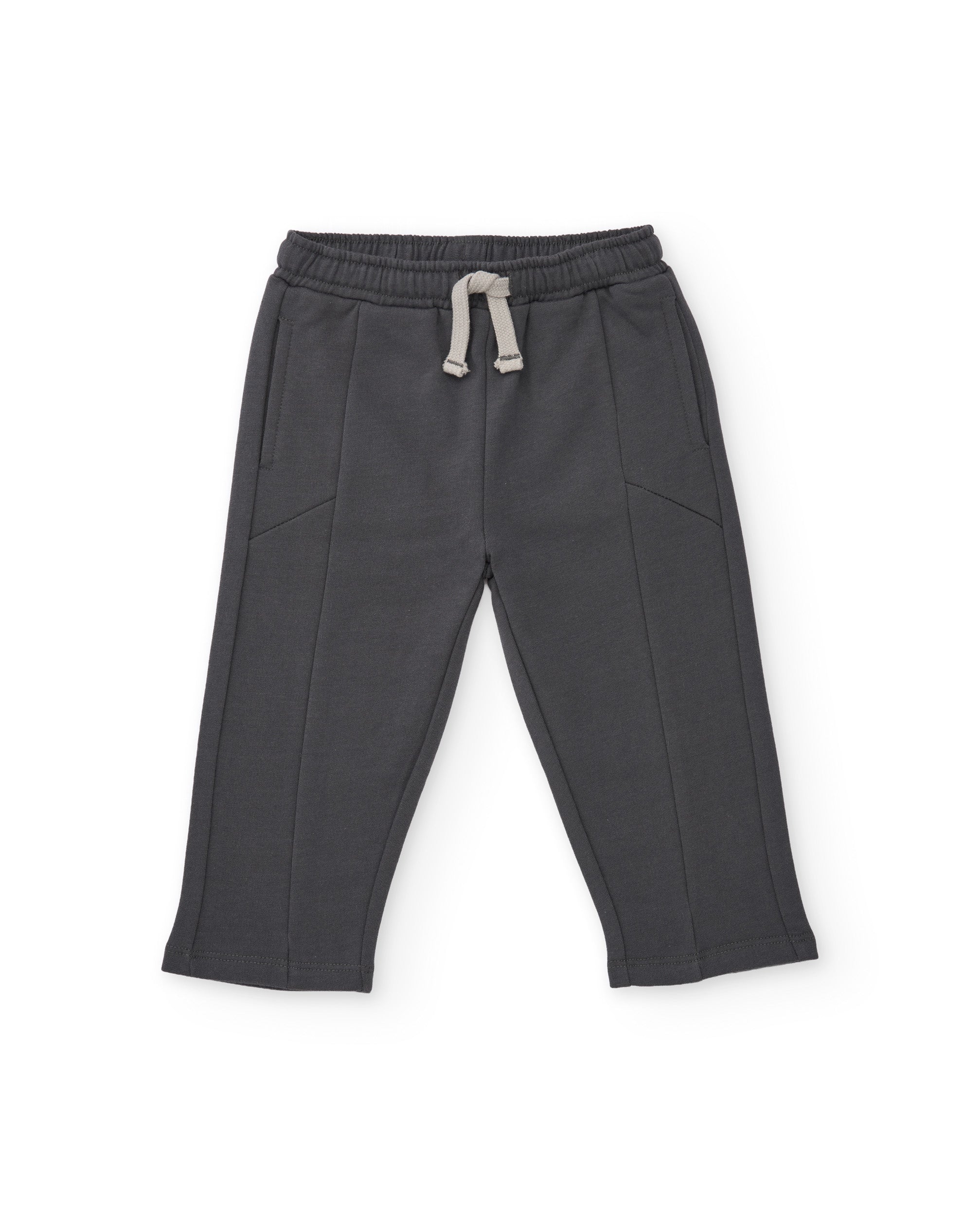 Pantalón de niño de felpa con cintura ajustable y tejido suave