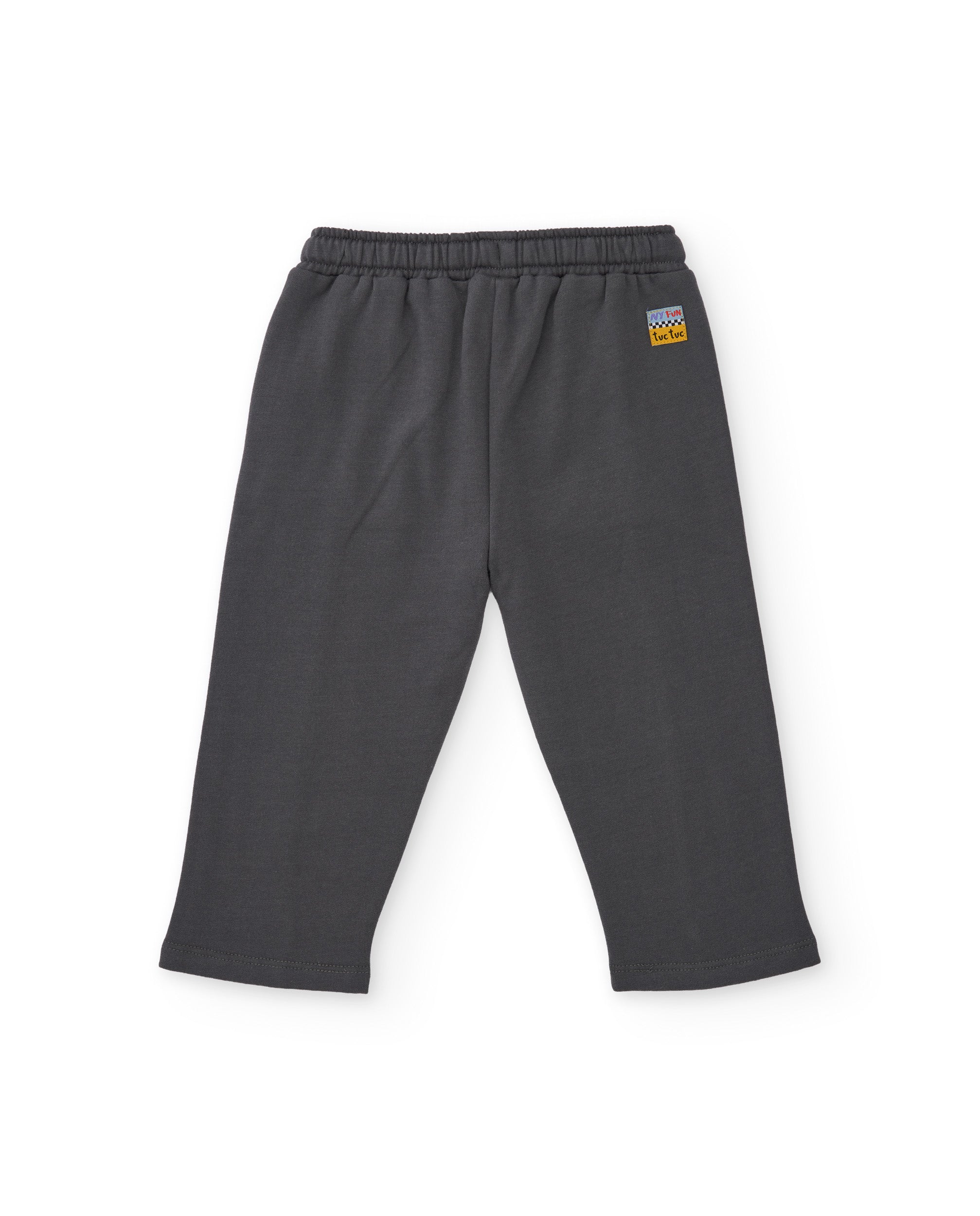 Pantalón de niño de felpa con cintura ajustable y tejido suave
