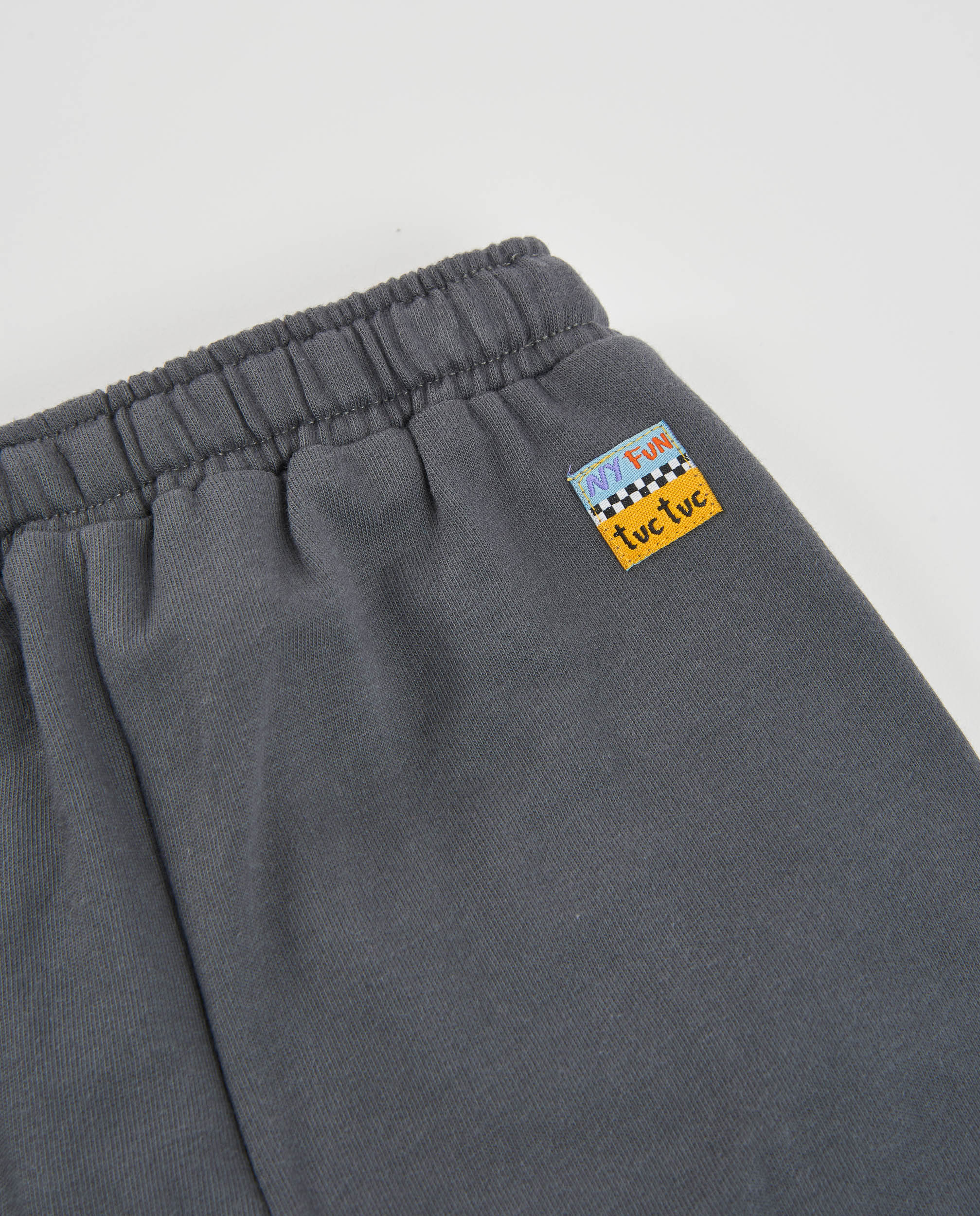 Pantalón de niño de felpa con cintura ajustable y tejido suave