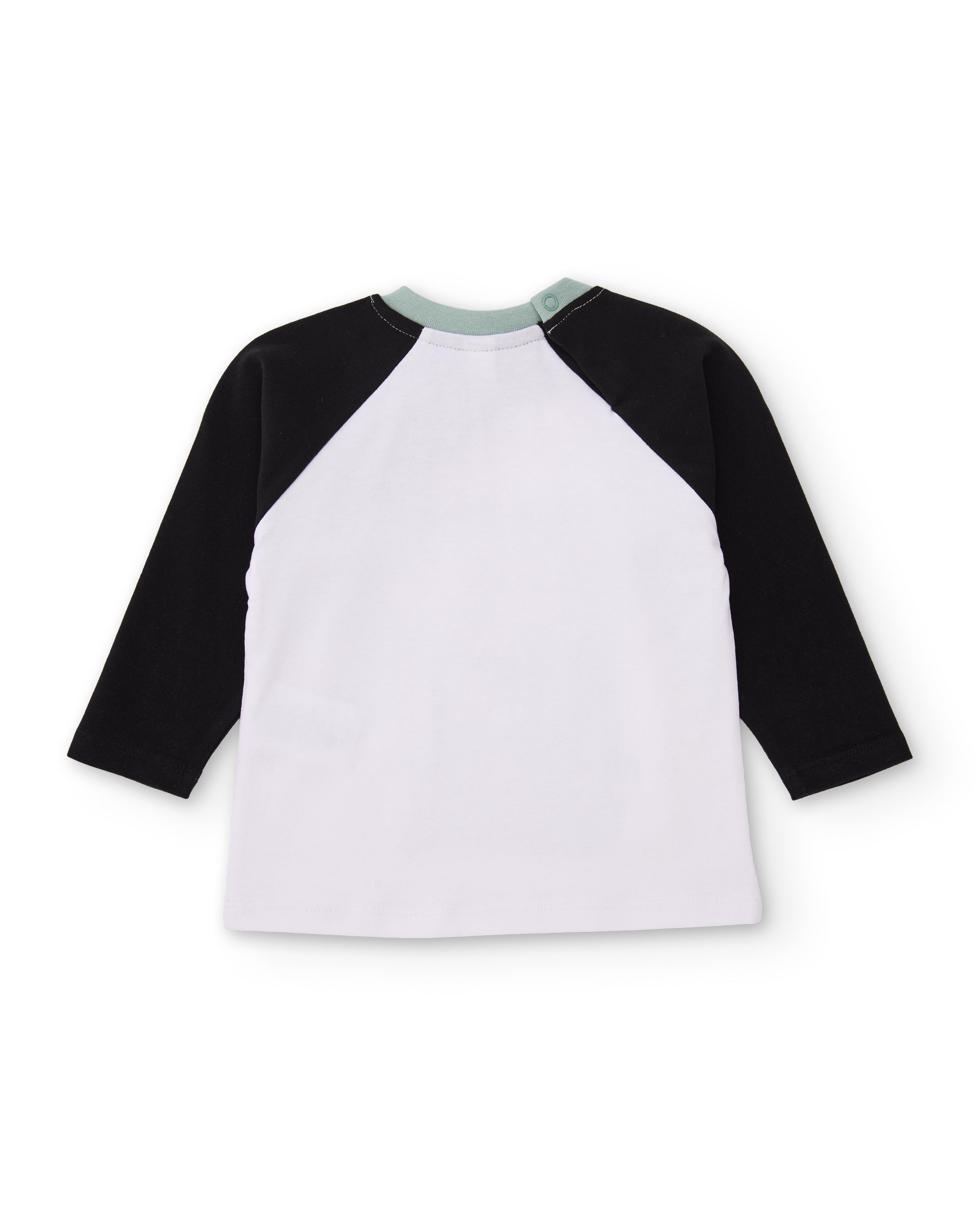 Camiseta de niño de punto con manga larga y estampado gráfico