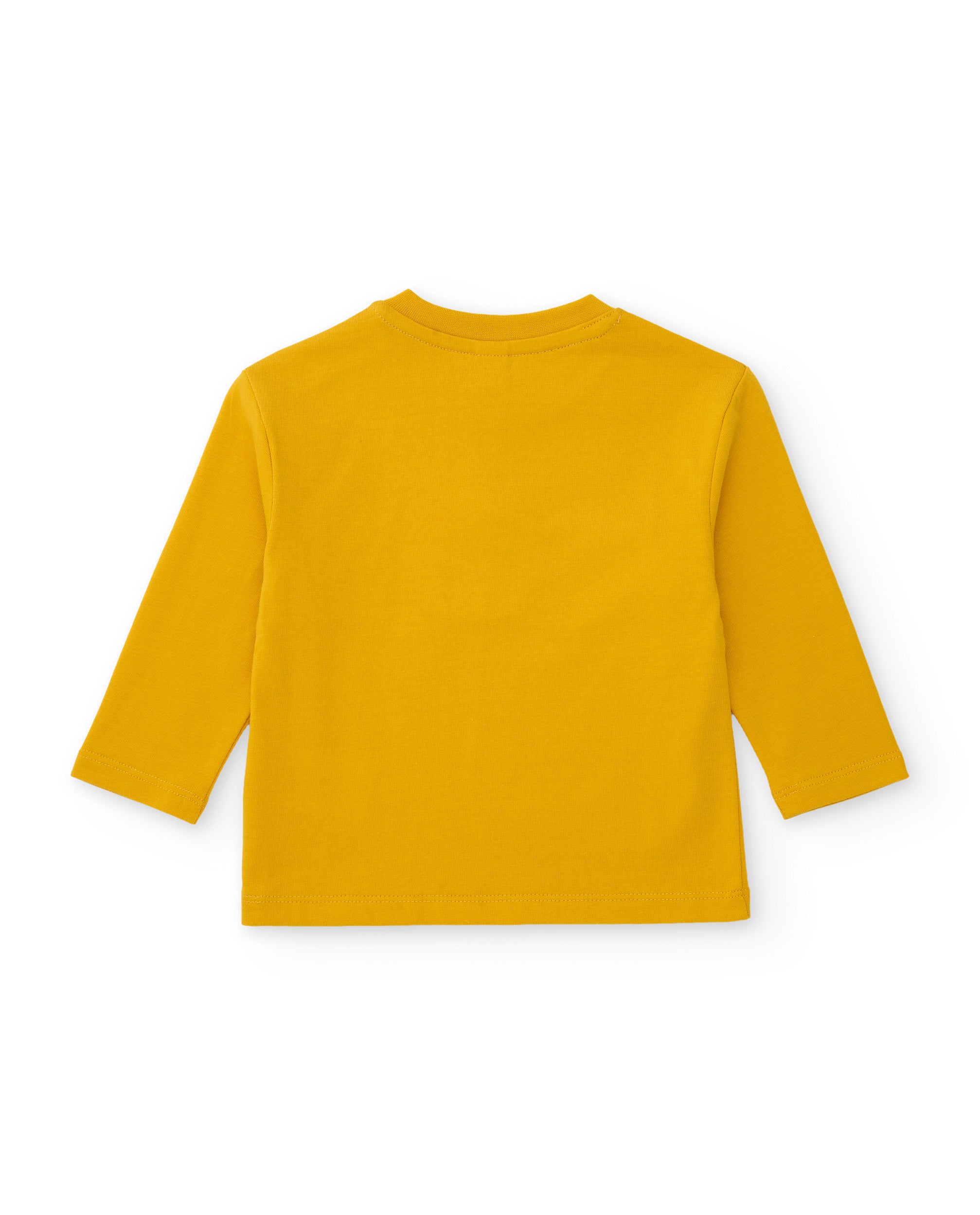Camiseta de niño de punto con aplique de coche