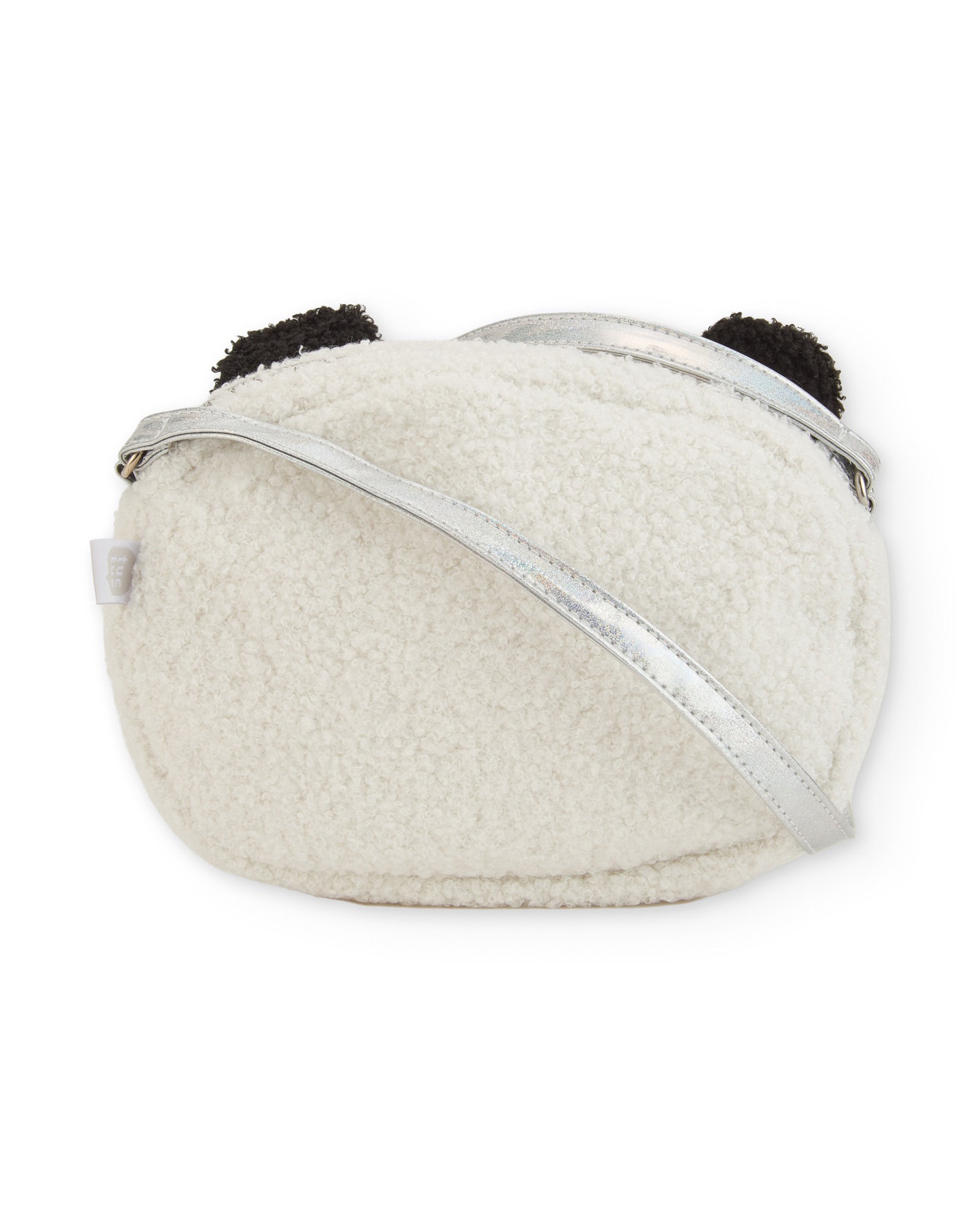 Bolso de niña de borreguito con diseño de panda y tacto suave