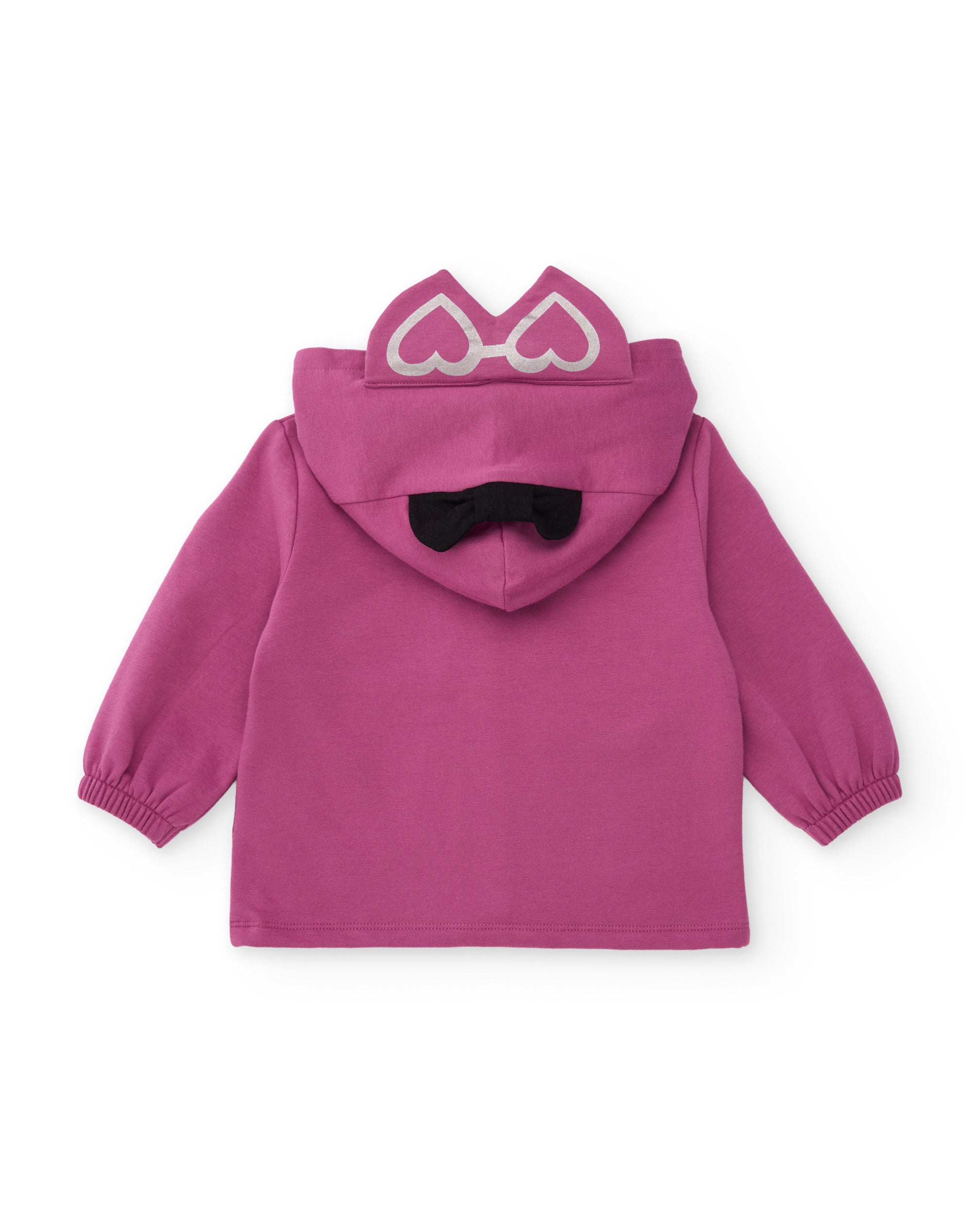 Conjunto de niña de felpa con sudadera de capucha y leggings a juego