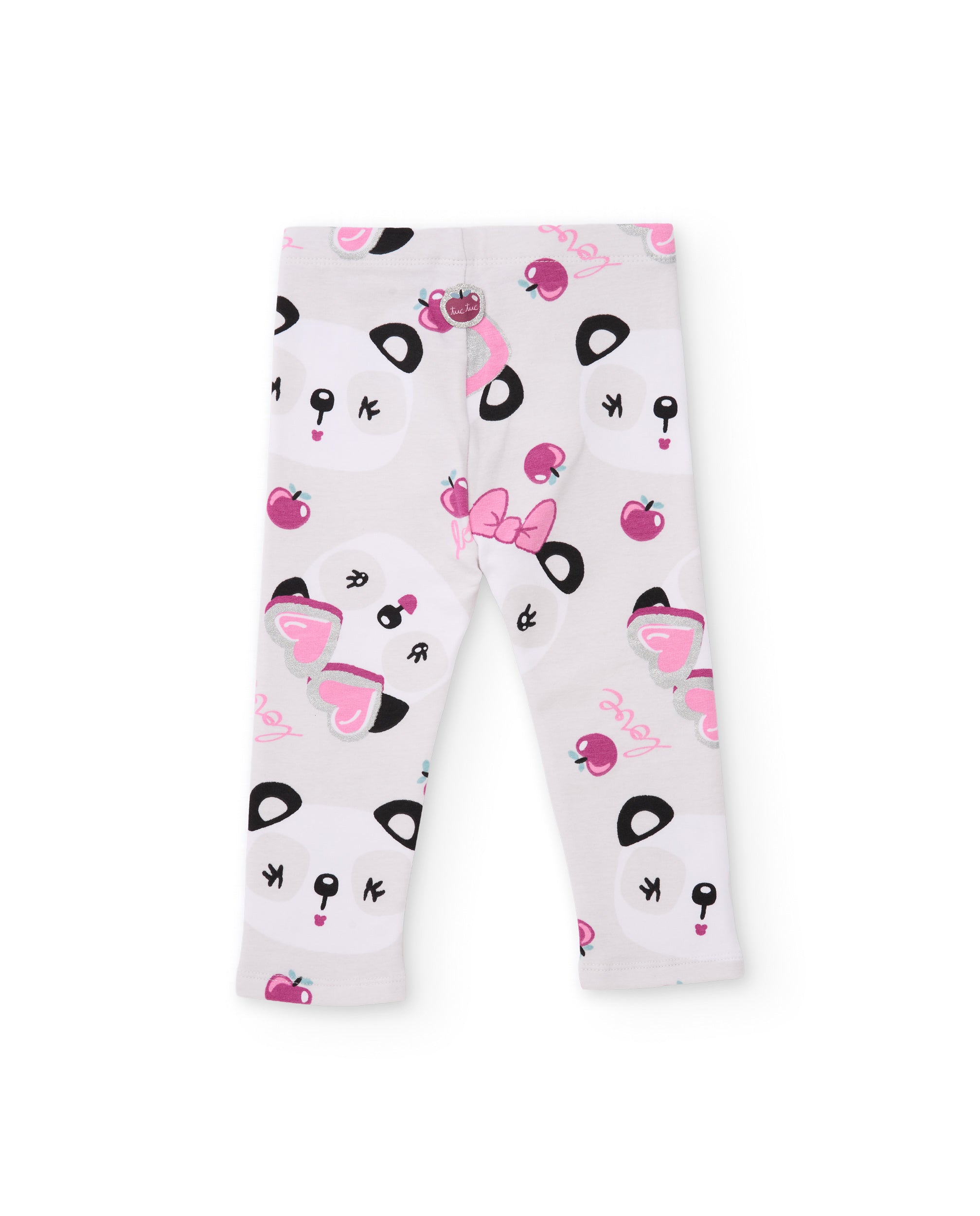 Conjunto de niña de felpa con sudadera de capucha y leggings a juego