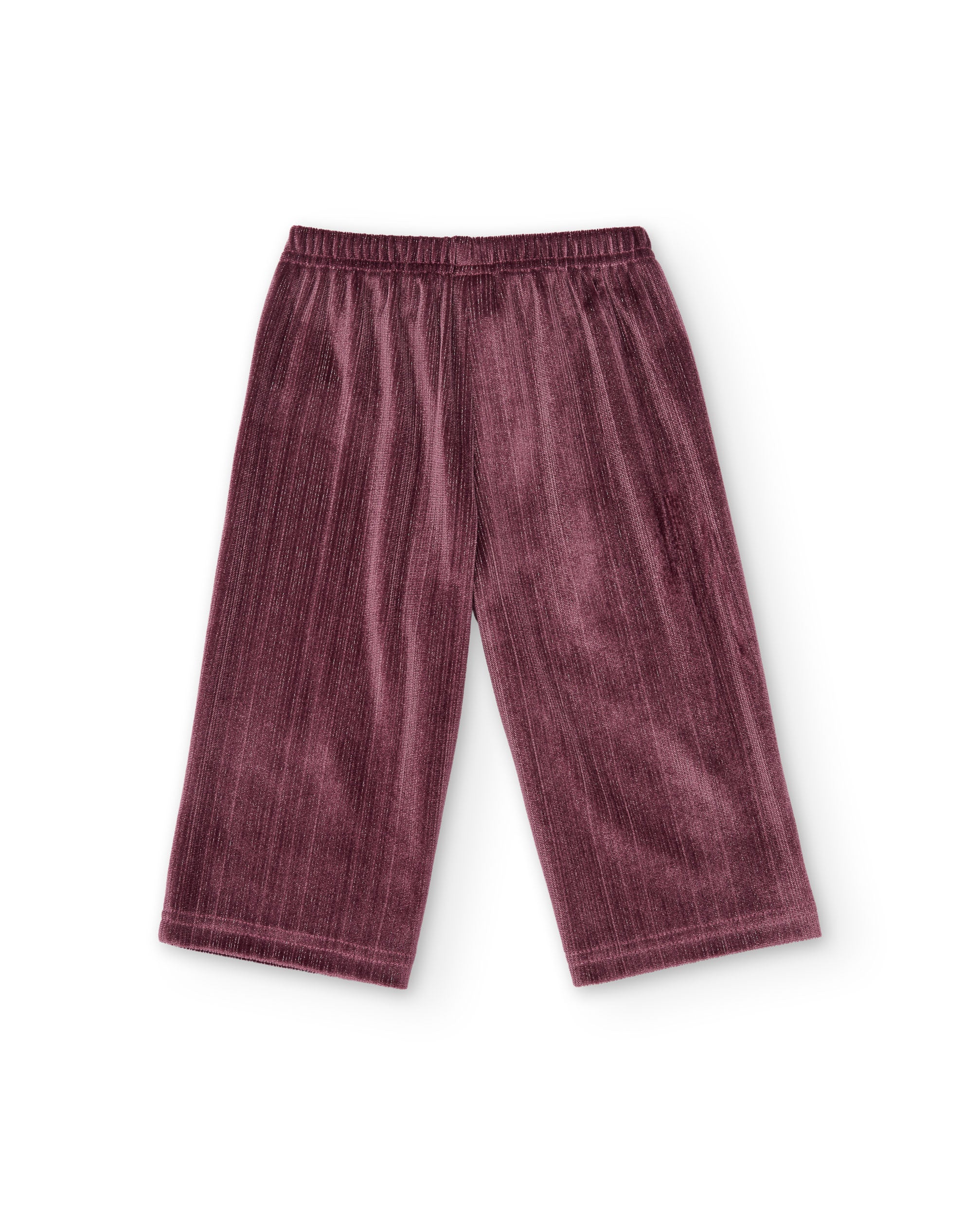 Pantalón de niña de terciopelo con cintura elástica