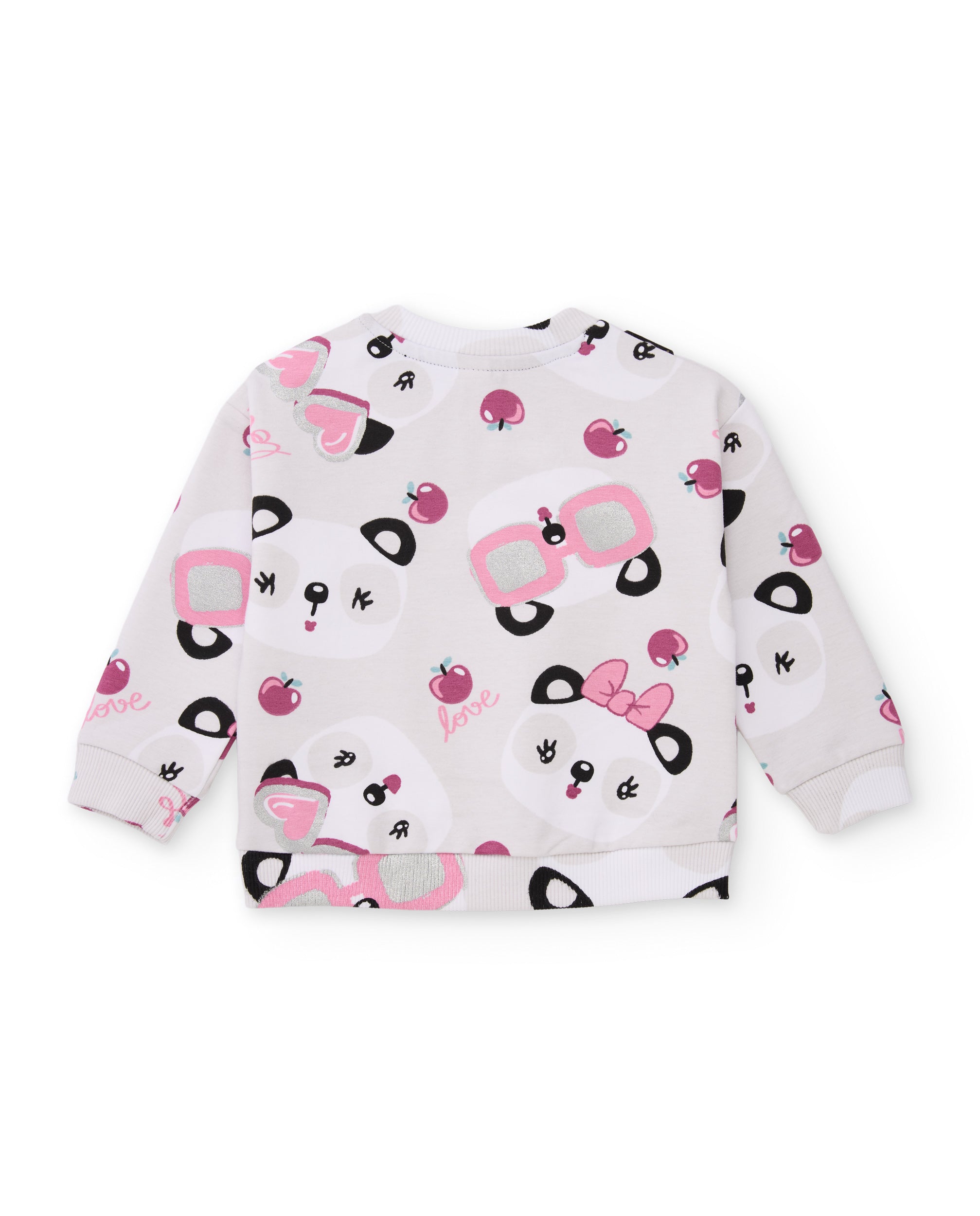 Sudadera de niña de felpa con estampado divertido y tacto suave