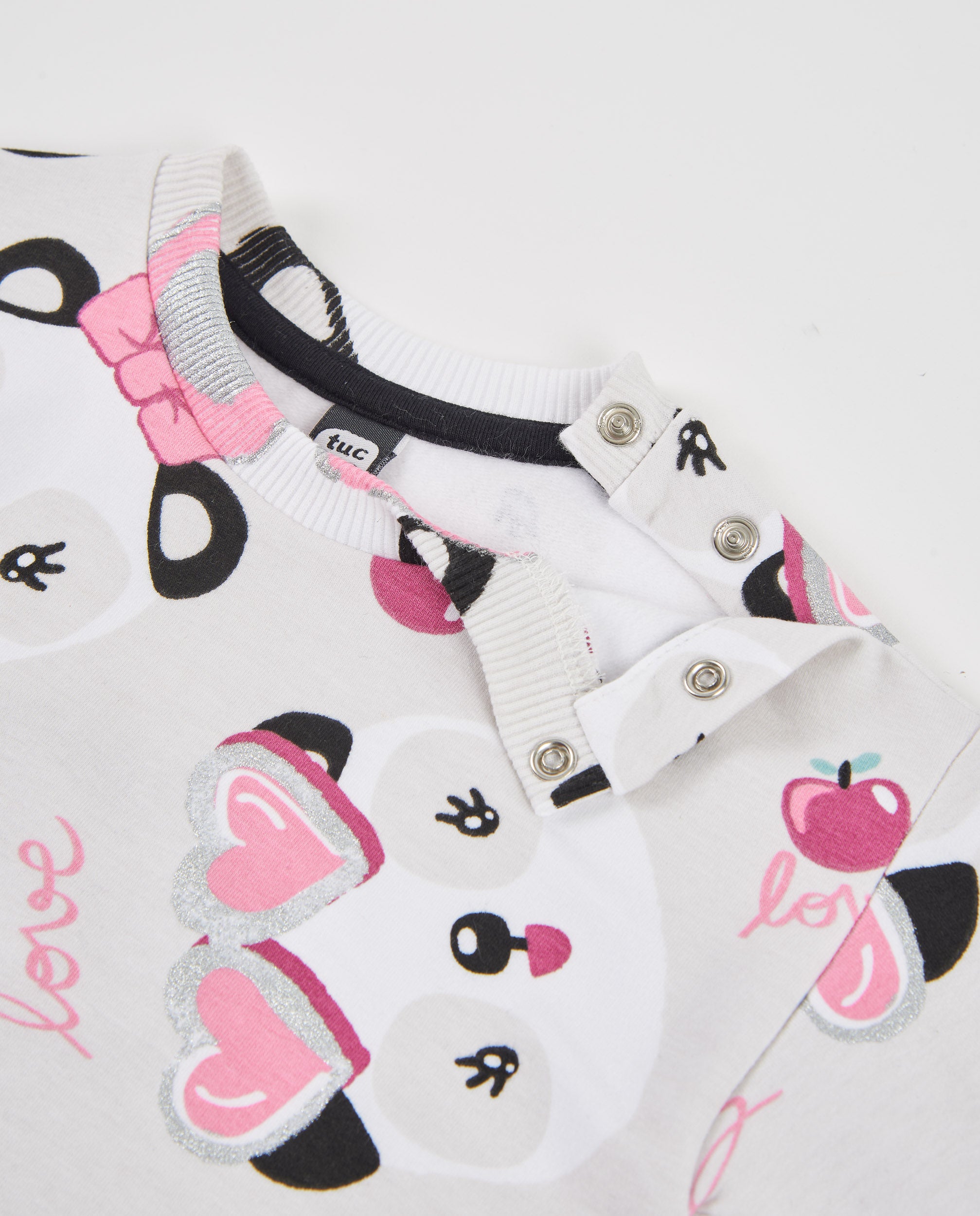 Sudadera de niña de felpa con estampado divertido y tacto suave