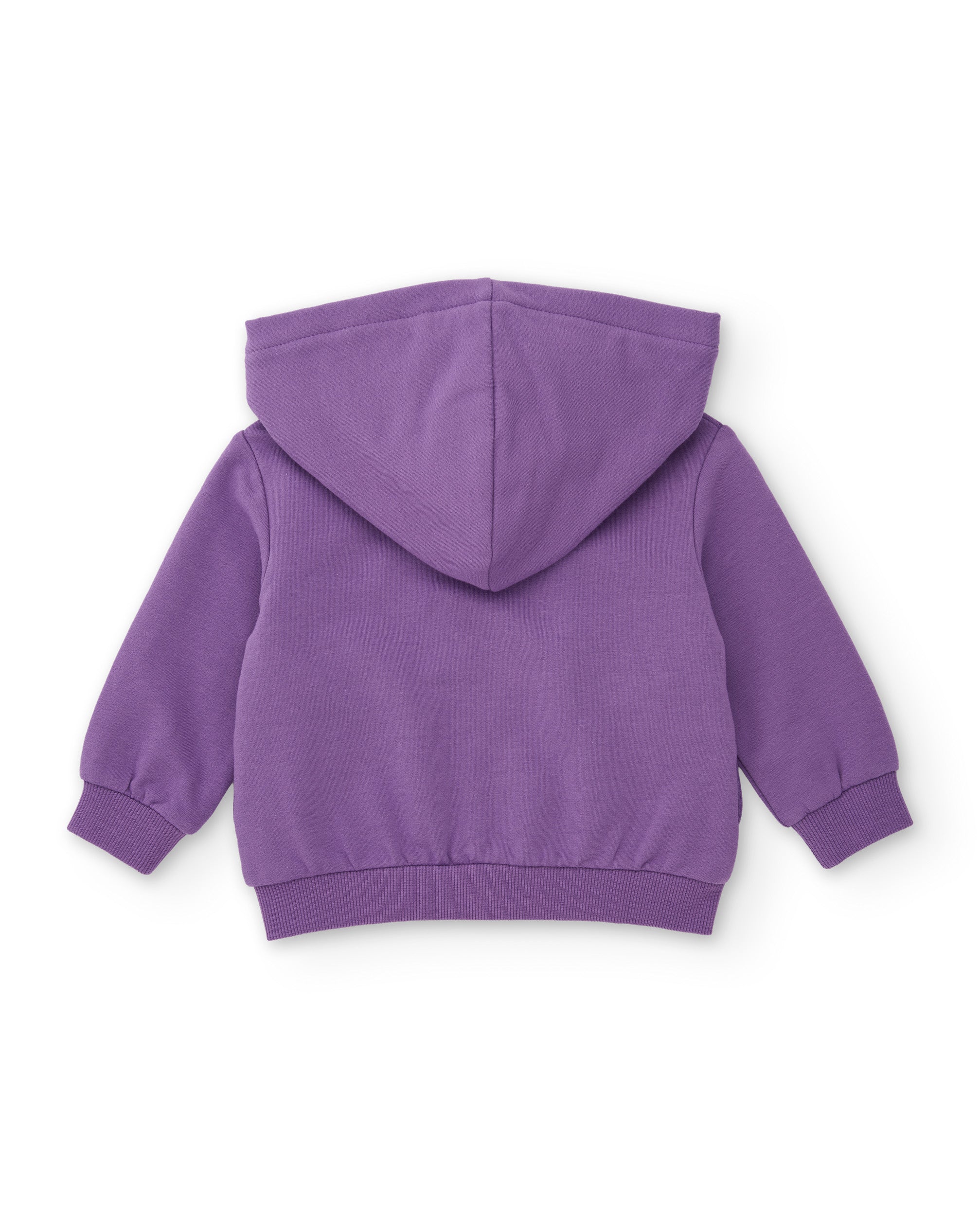 Sudadera de niña de felpa con capucha y diseño de alas