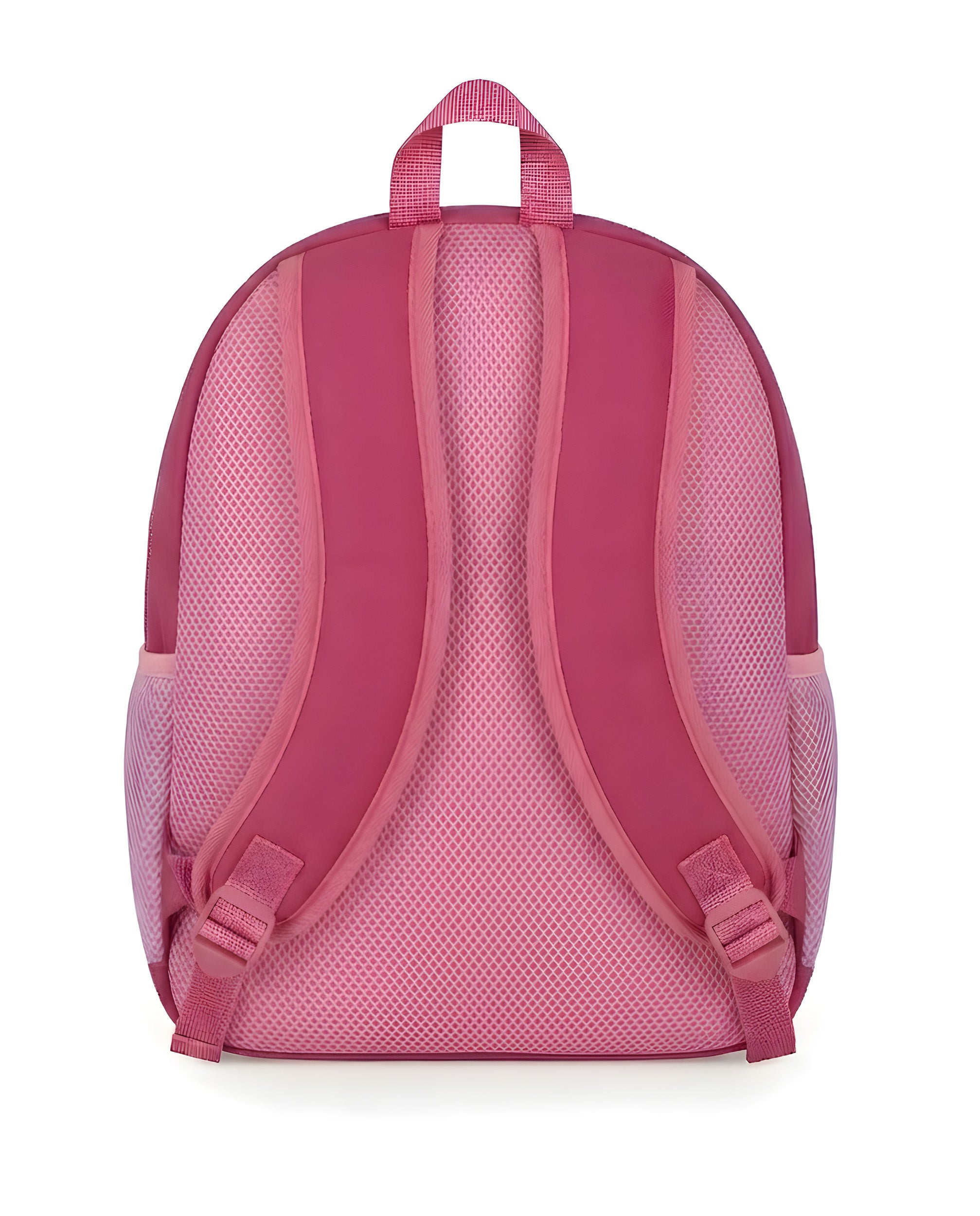 Mochila de niña con estampado floral y diseño de gato