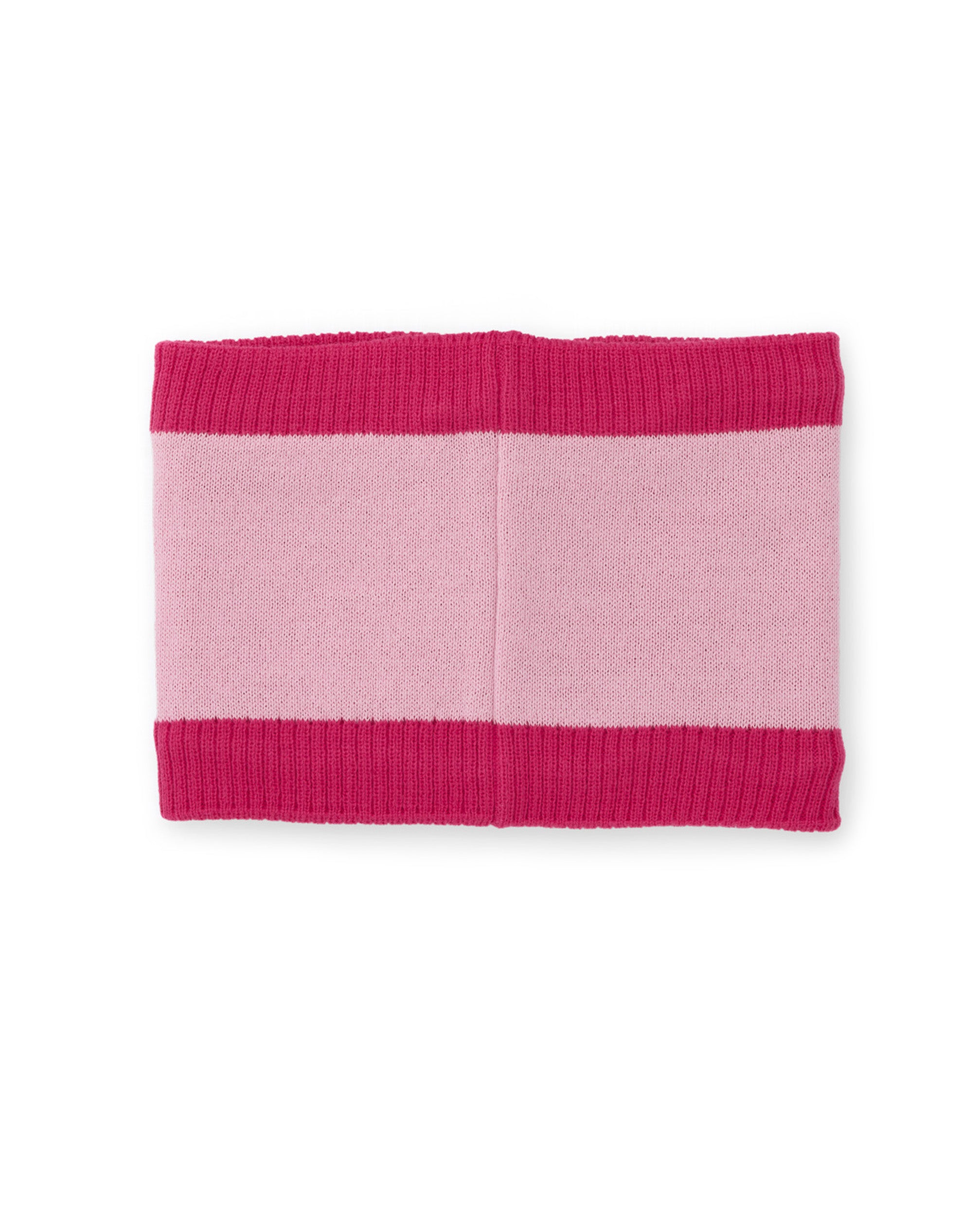 Braga de cuello de niña de tricot con diseño gatito y tacto cálido