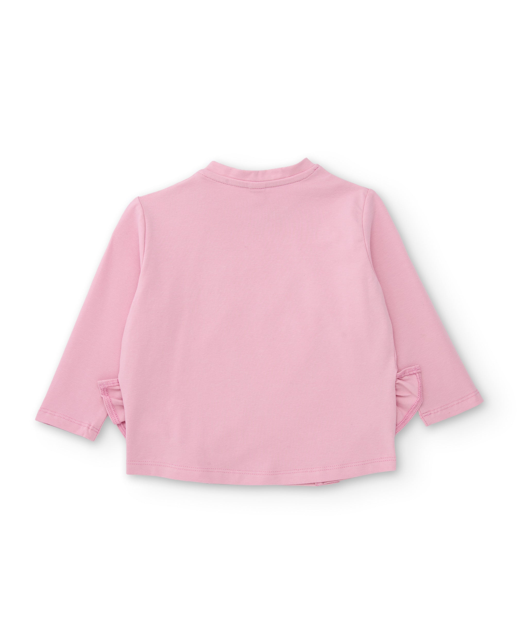 Camiseta de niña de punto con estampado de gatos
