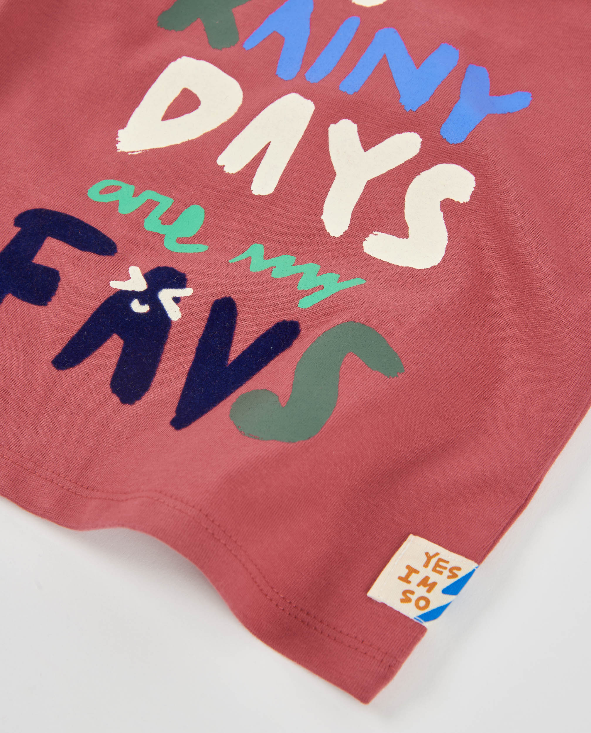 Camiseta de niño de punto con manga larga y gráfico divertido