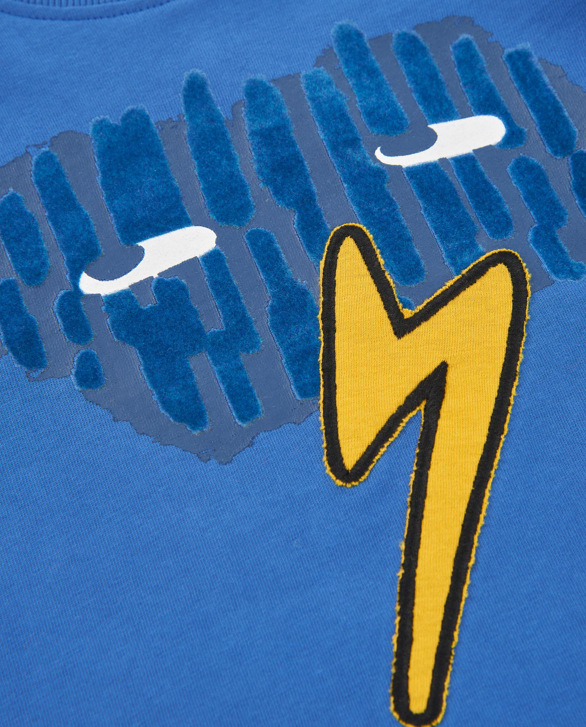 Camiseta de niño de punto con manga larga y gráfico divertido