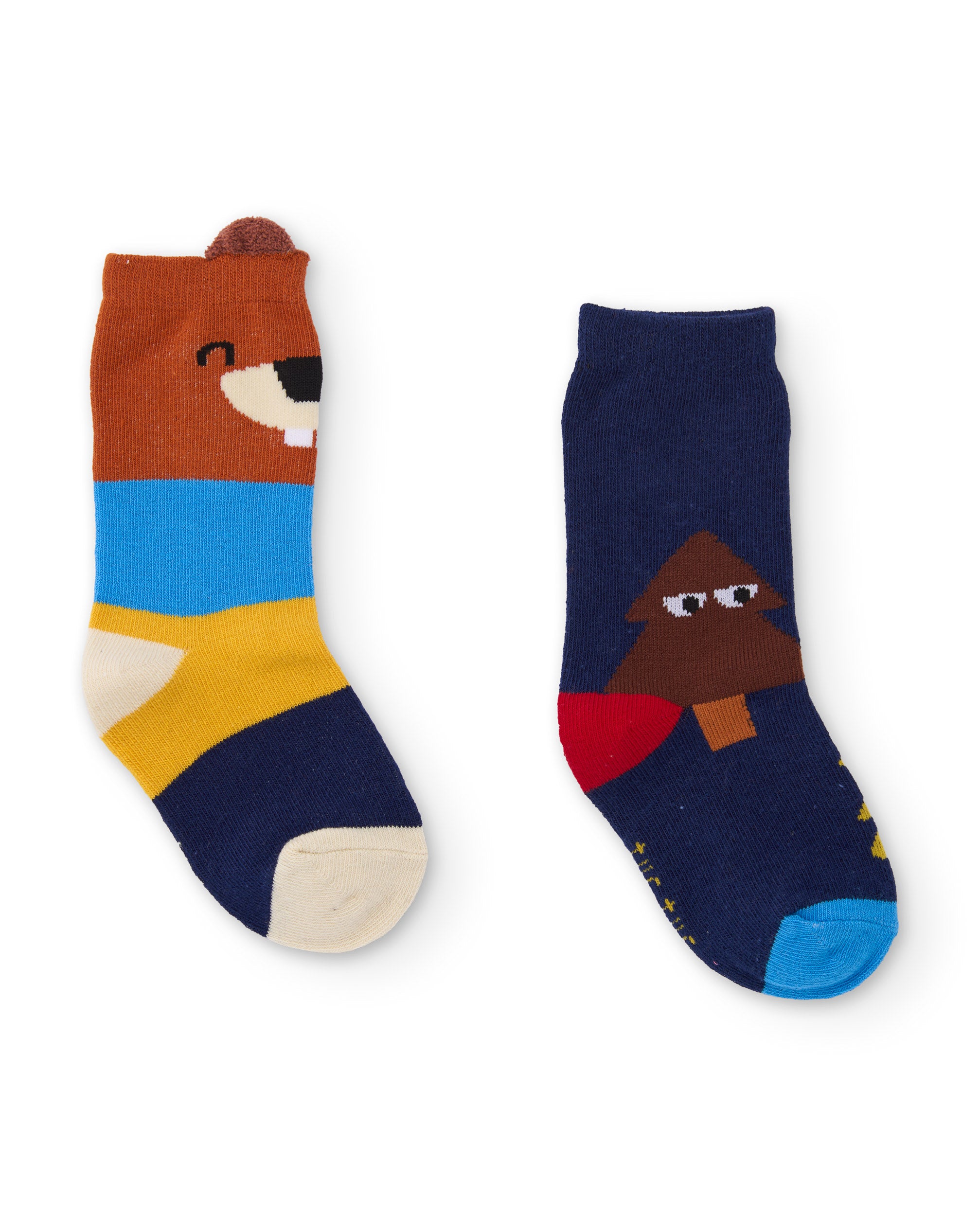 Set de calcetines de niño con estampados divertidos y colores vivos