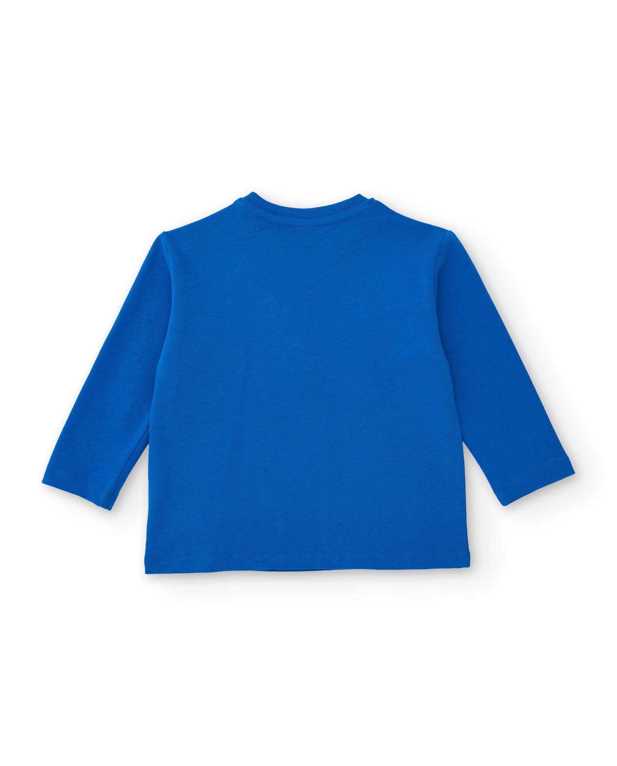 Camiseta de niño de punto con diseño de vehículo y manga larga