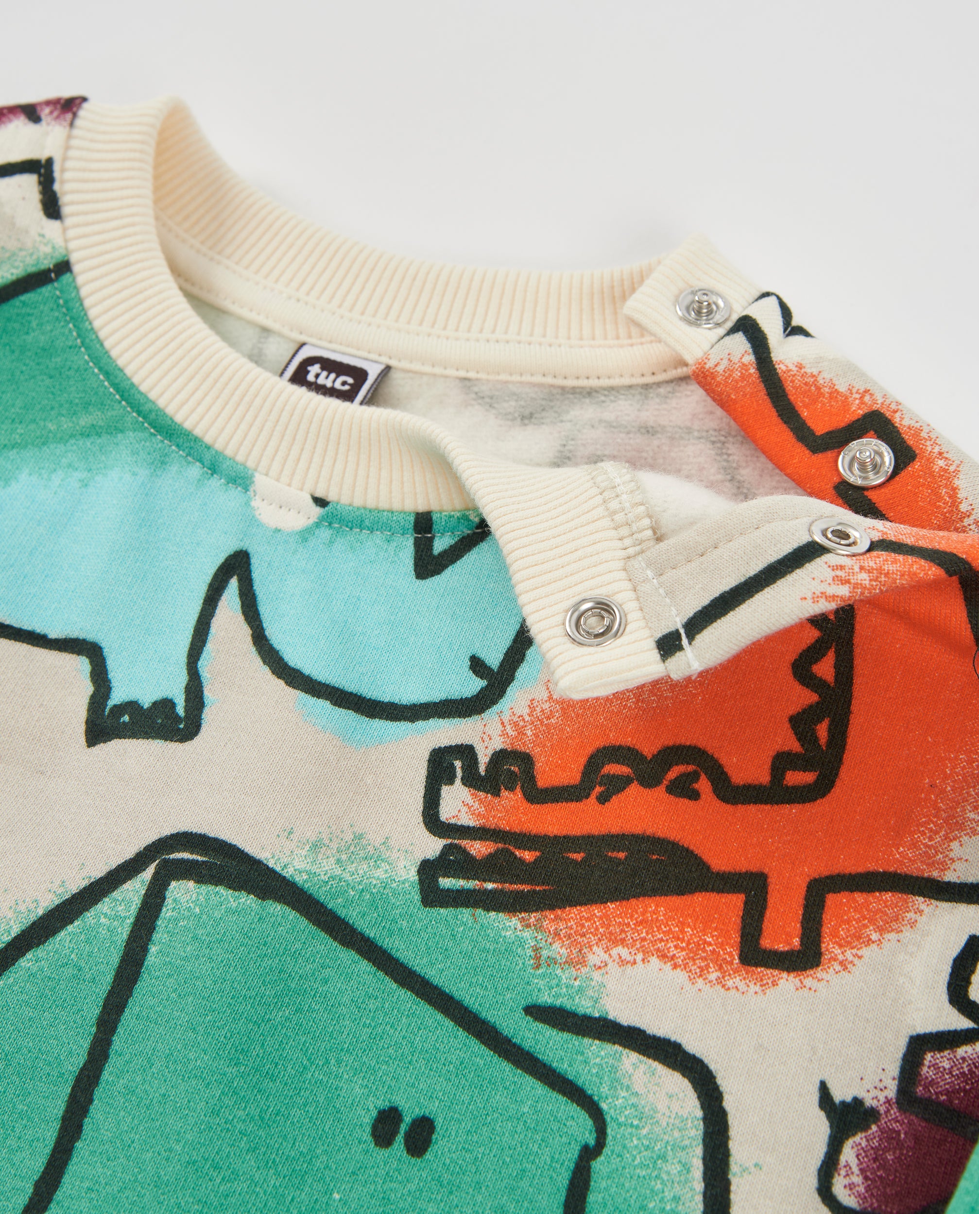 Sudadera de niño de felpa con animales de la sabana y tacto suave