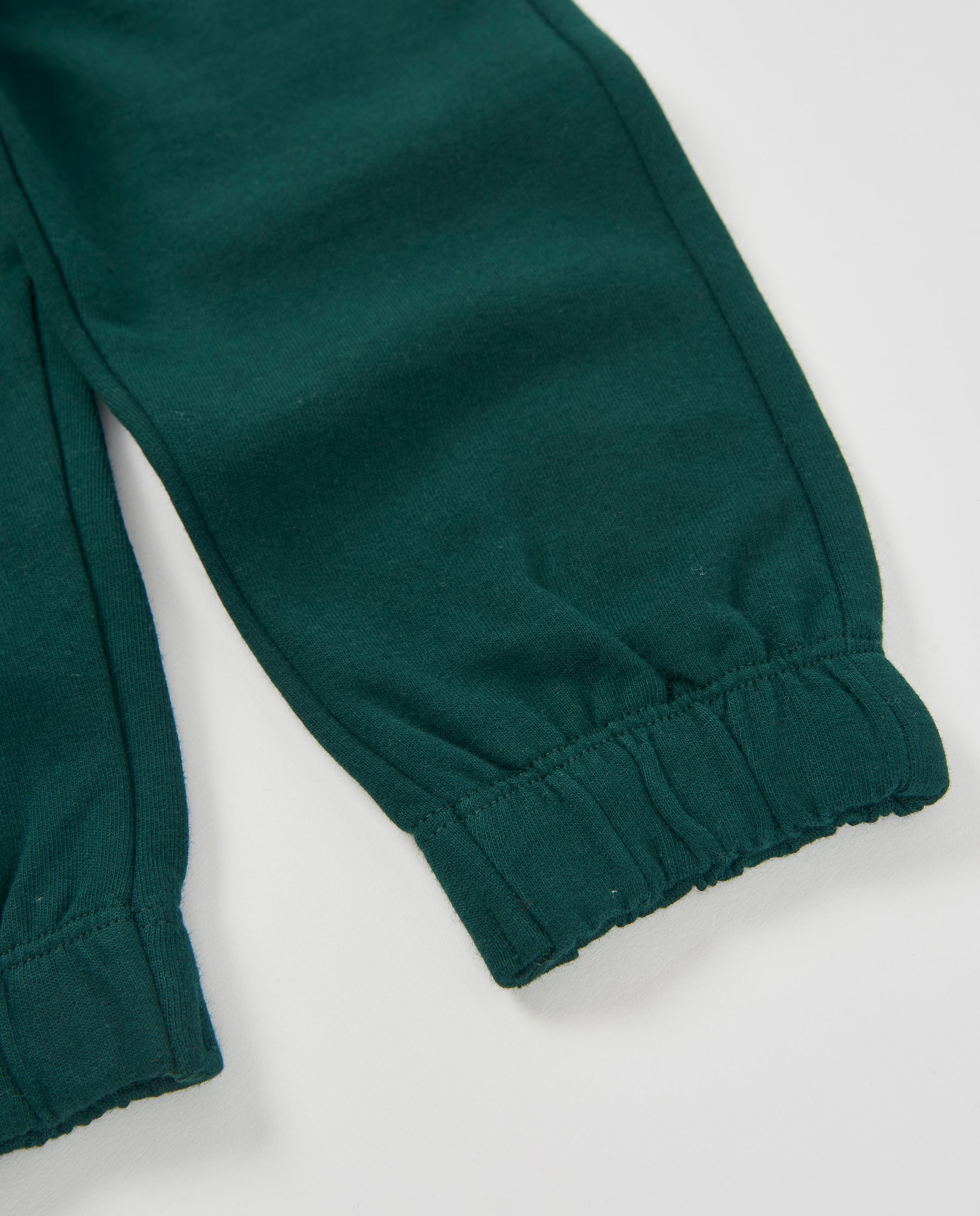 Pantalón de niño de felpa con cintura ajuste cómodo y cordón