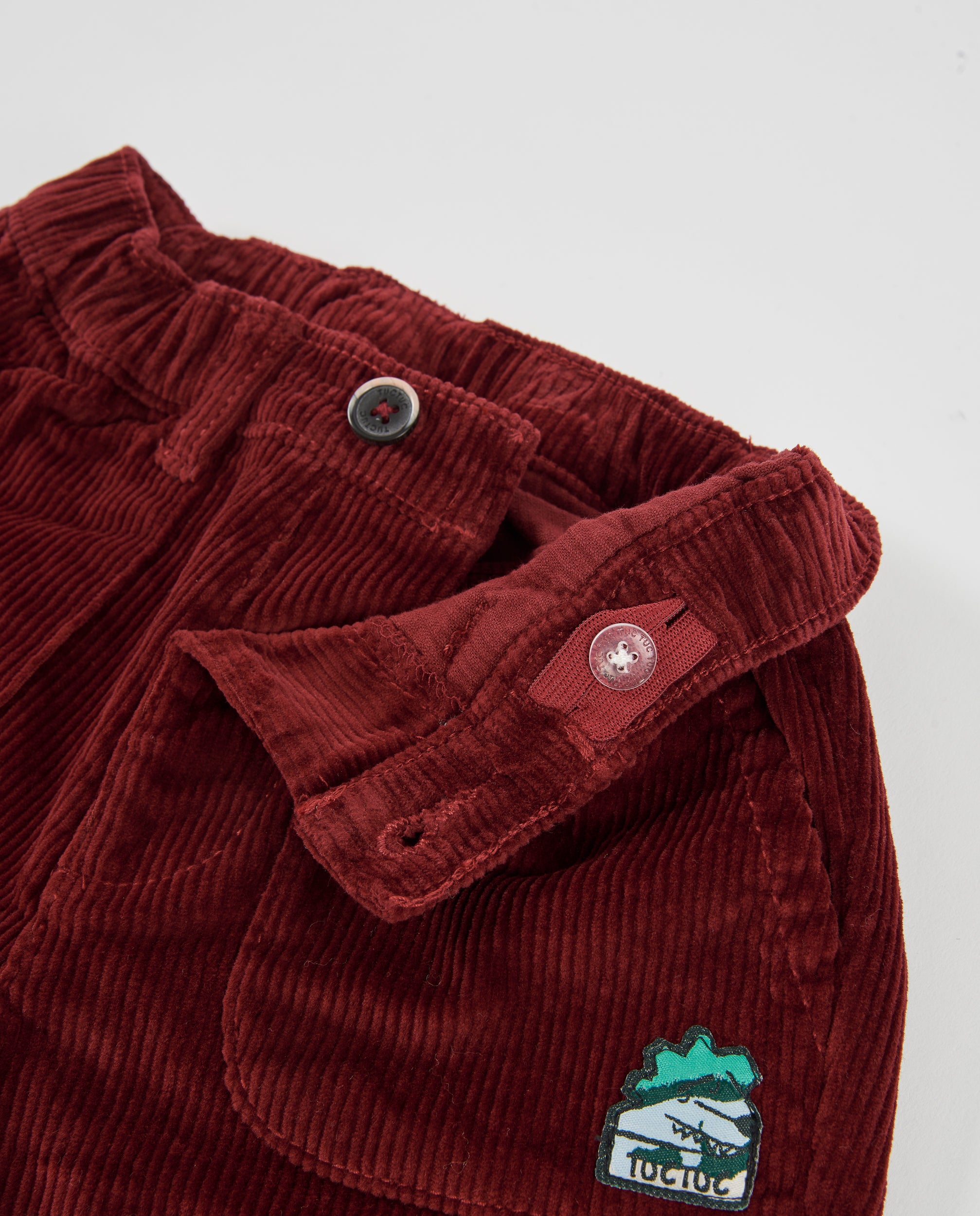 Pantalón de niño de pana con tacto suave y ajuste elástico