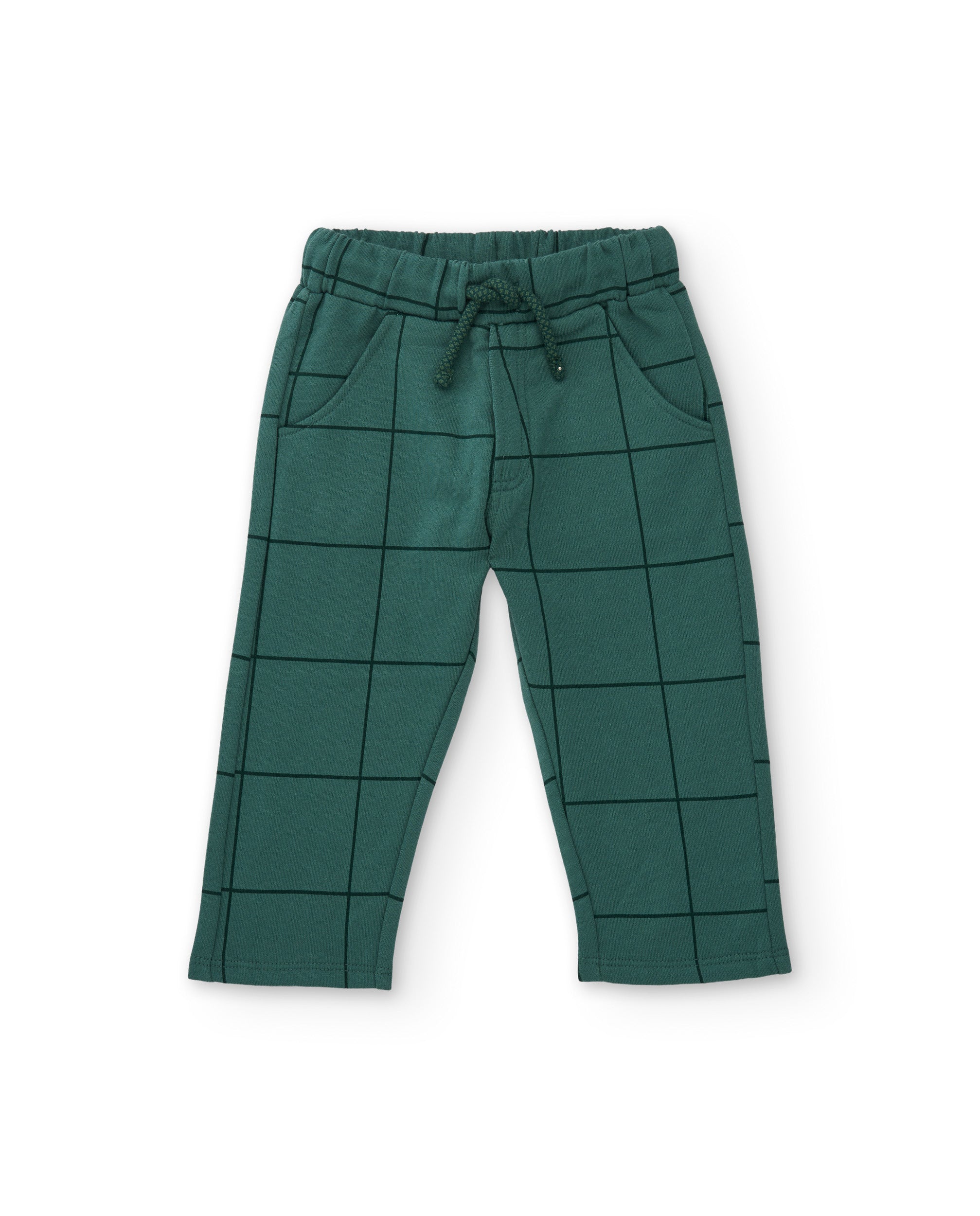 Conjunto de niño de felpa con sudadera de animales sabana y pantalón