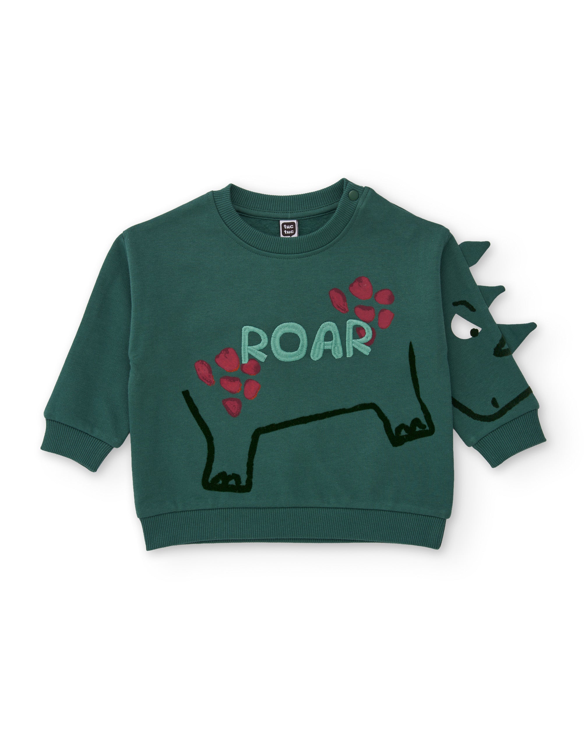 Sudadera de niño de felpa con estampado de rinoceronte