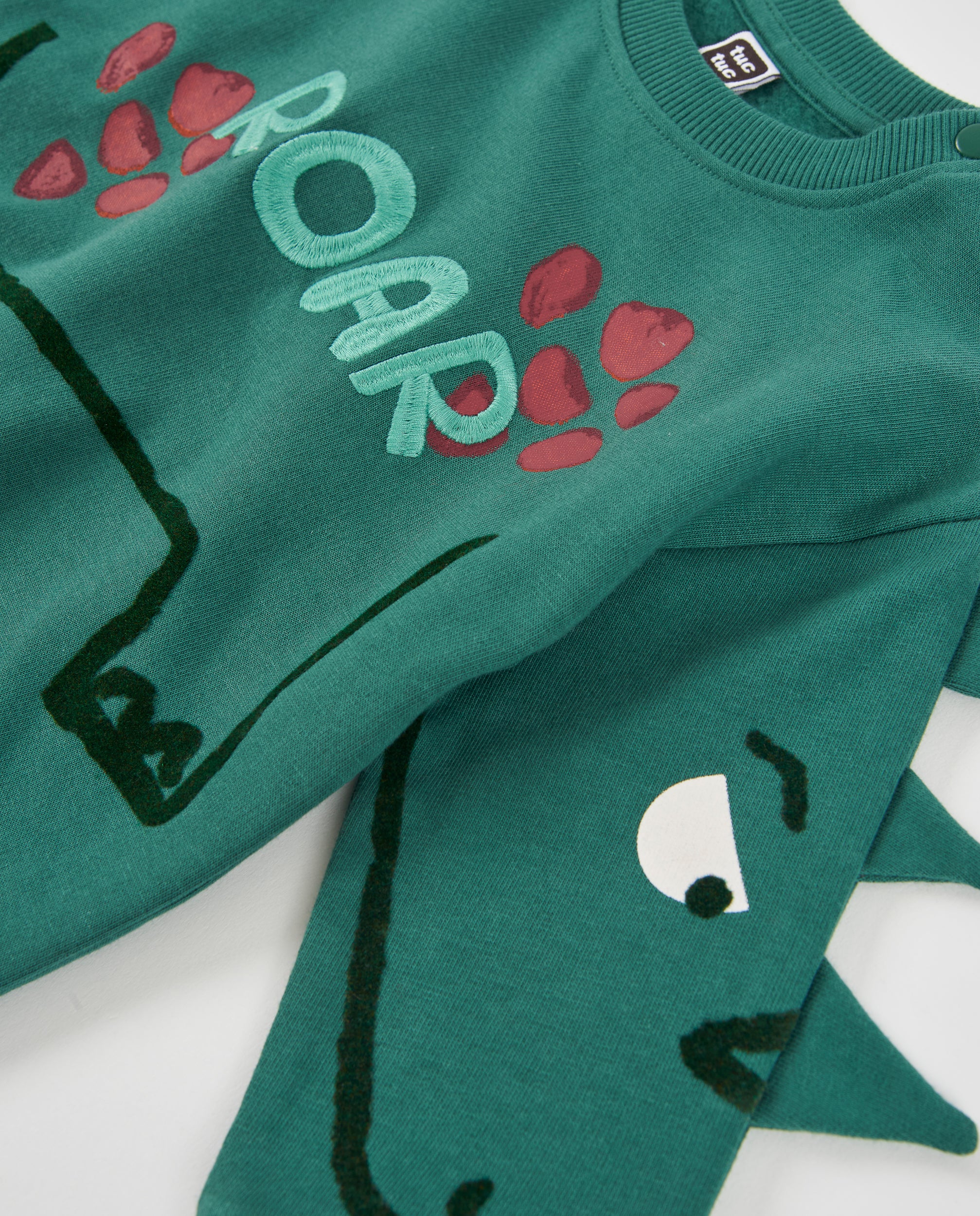 Sudadera de niño de felpa con estampado de rinoceronte