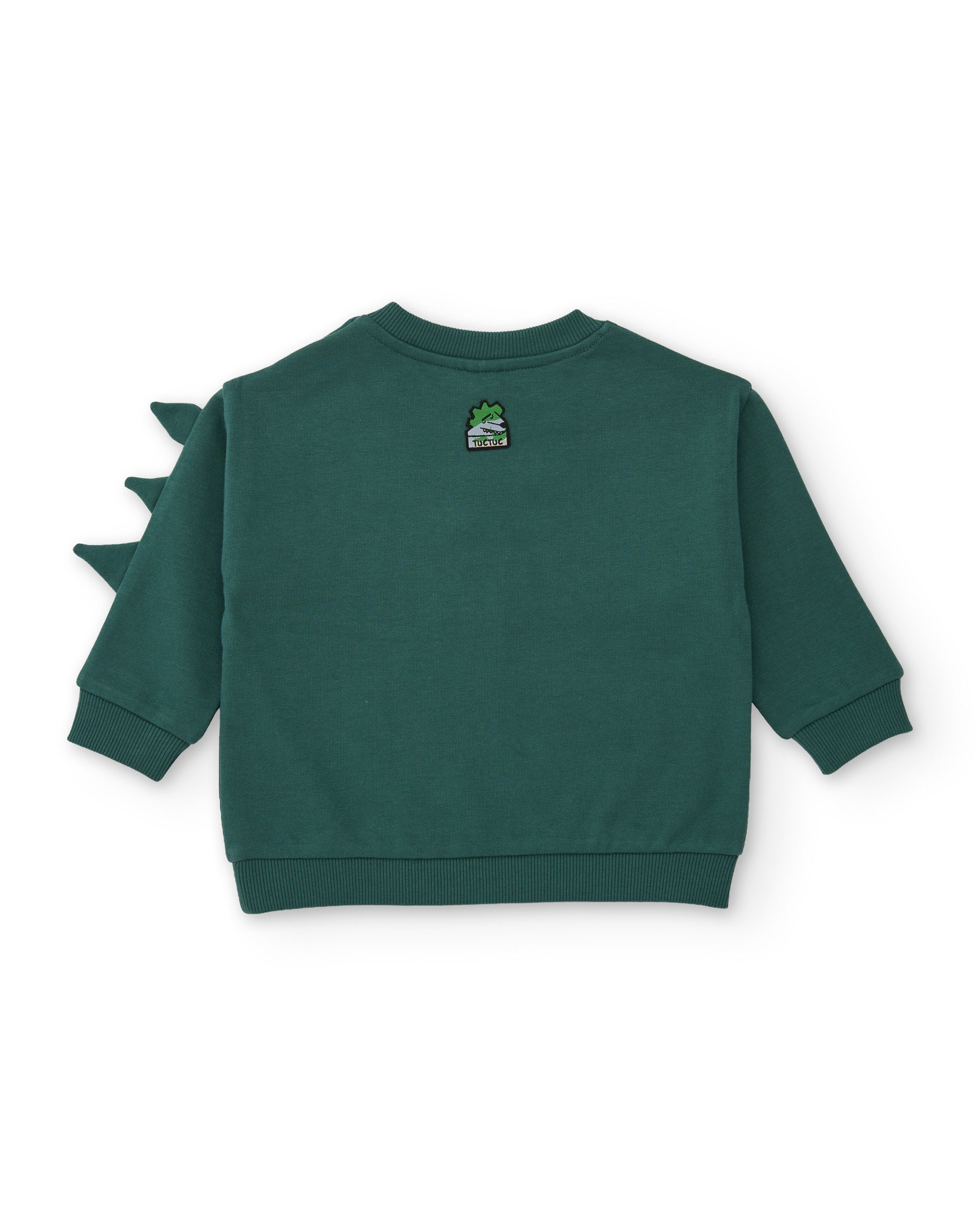 Conjunto de niño de felpa con sudadera de rinoceronte y pantalón estampado