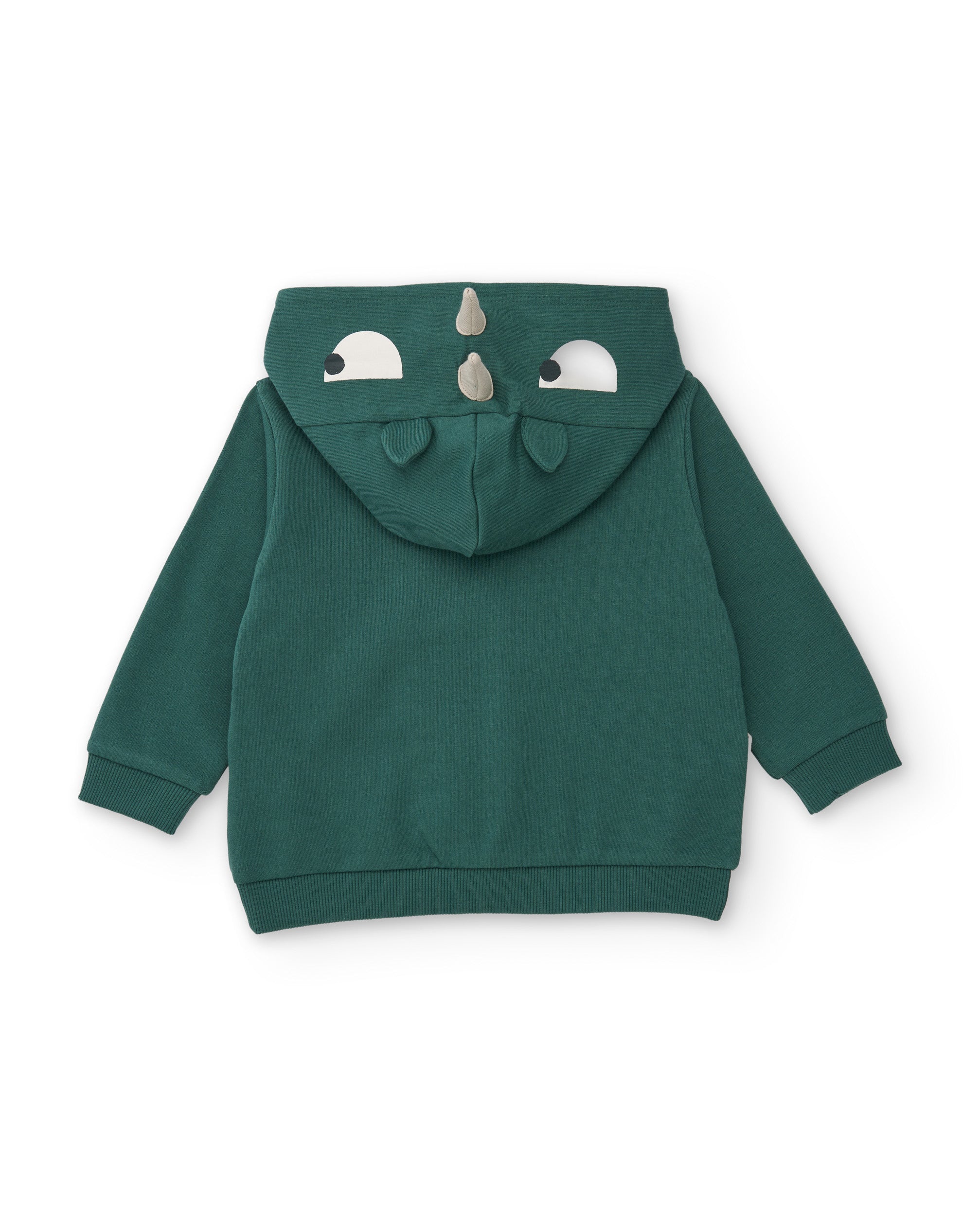 Conjunto de niño de felpa con sudadera de capucha de rinoceronte y pantalón