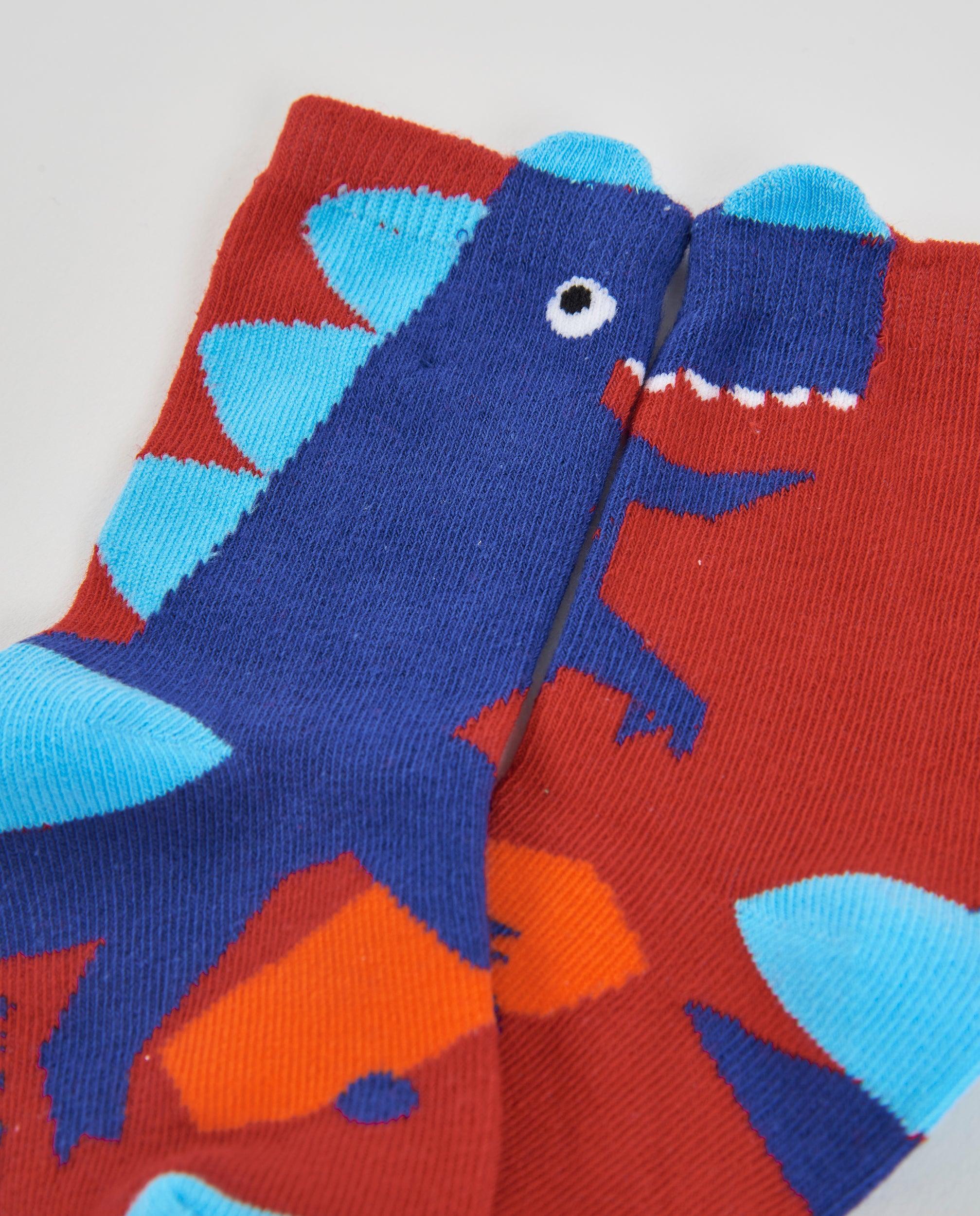 Set de calcetines de niño con estampado de dinosaurios y mezcla de algodón