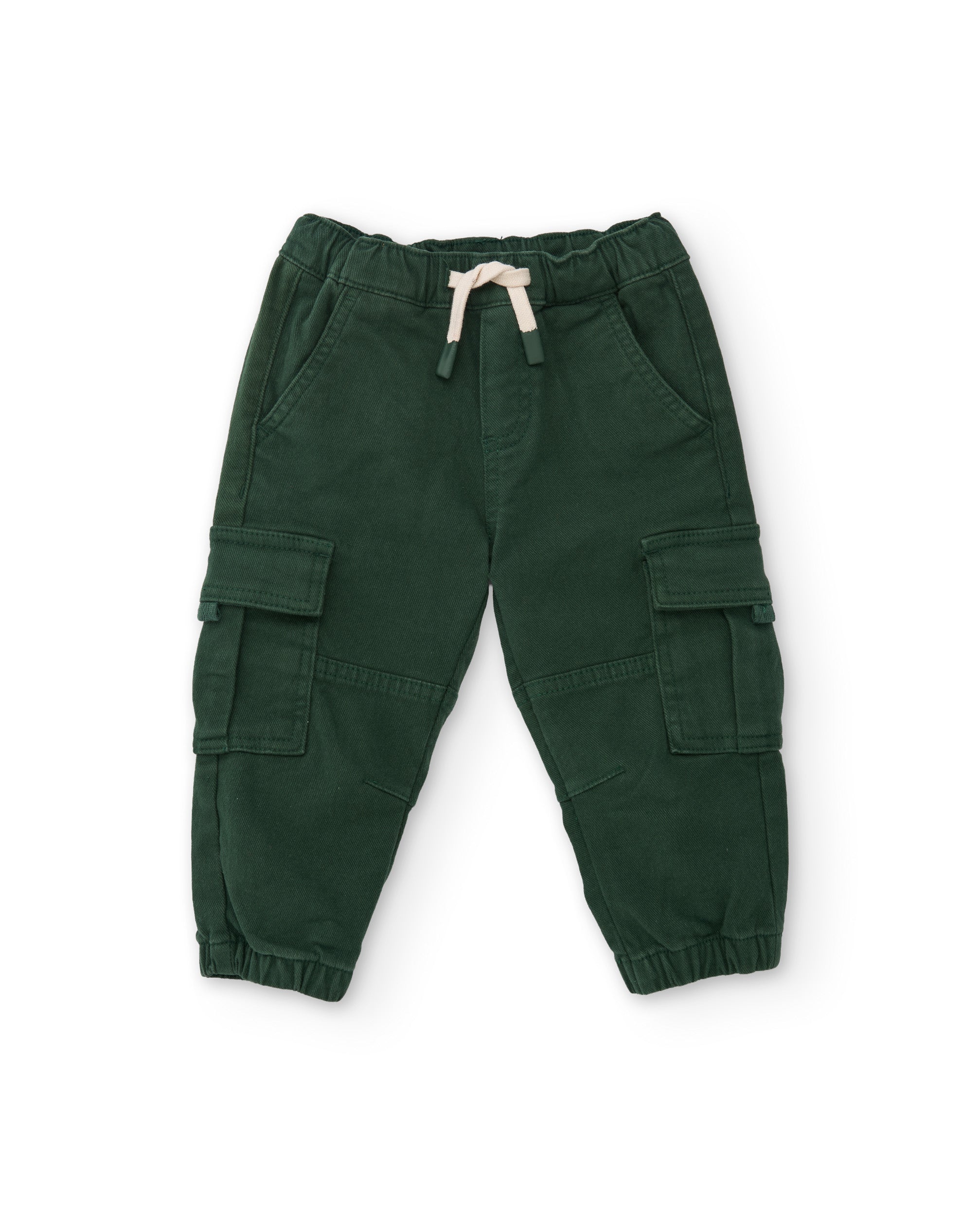 Pantalón cargo de niño de tela plana y tejido resistente