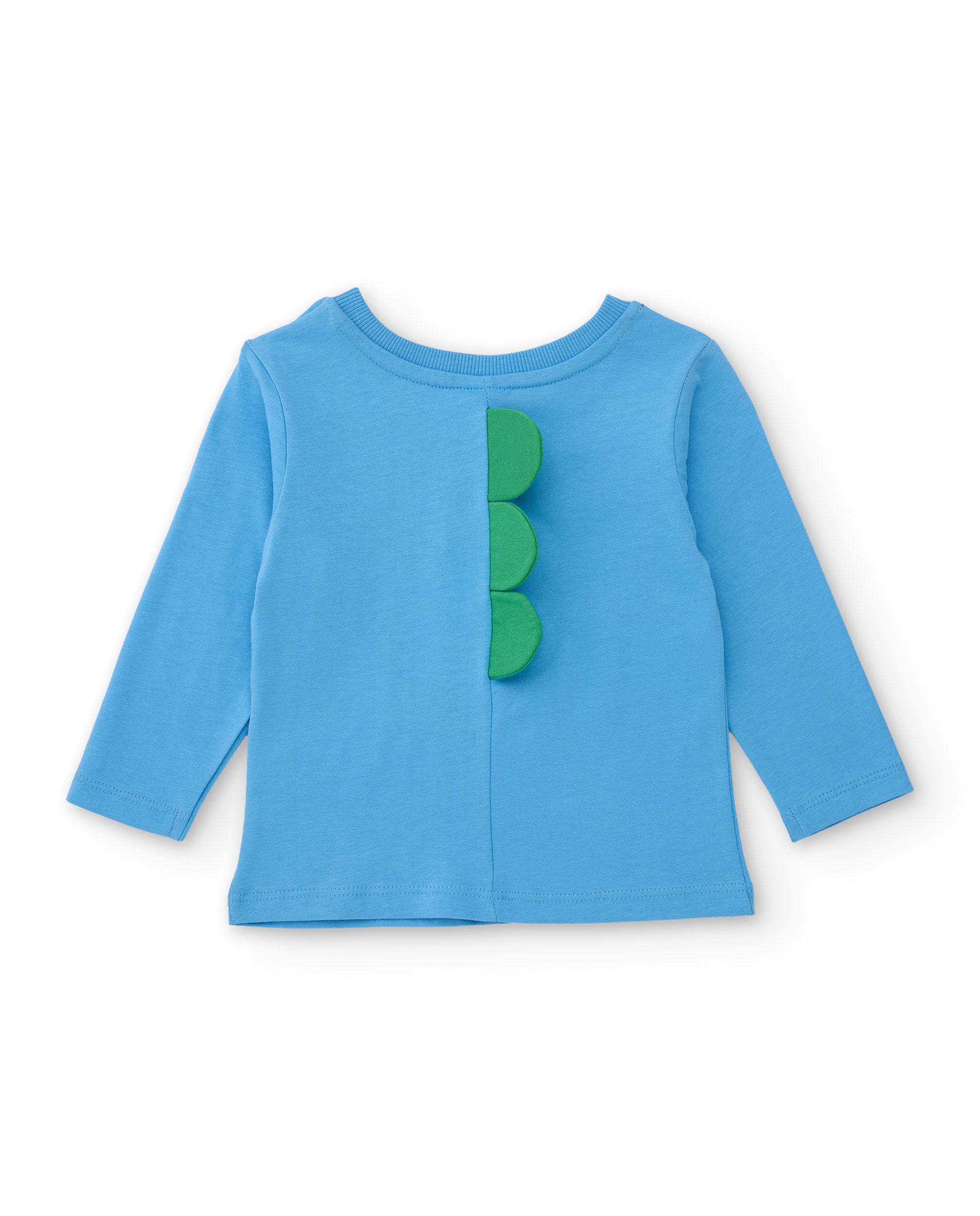 Camiseta de niño de punto con ilustración dinosaurio y manga larga
