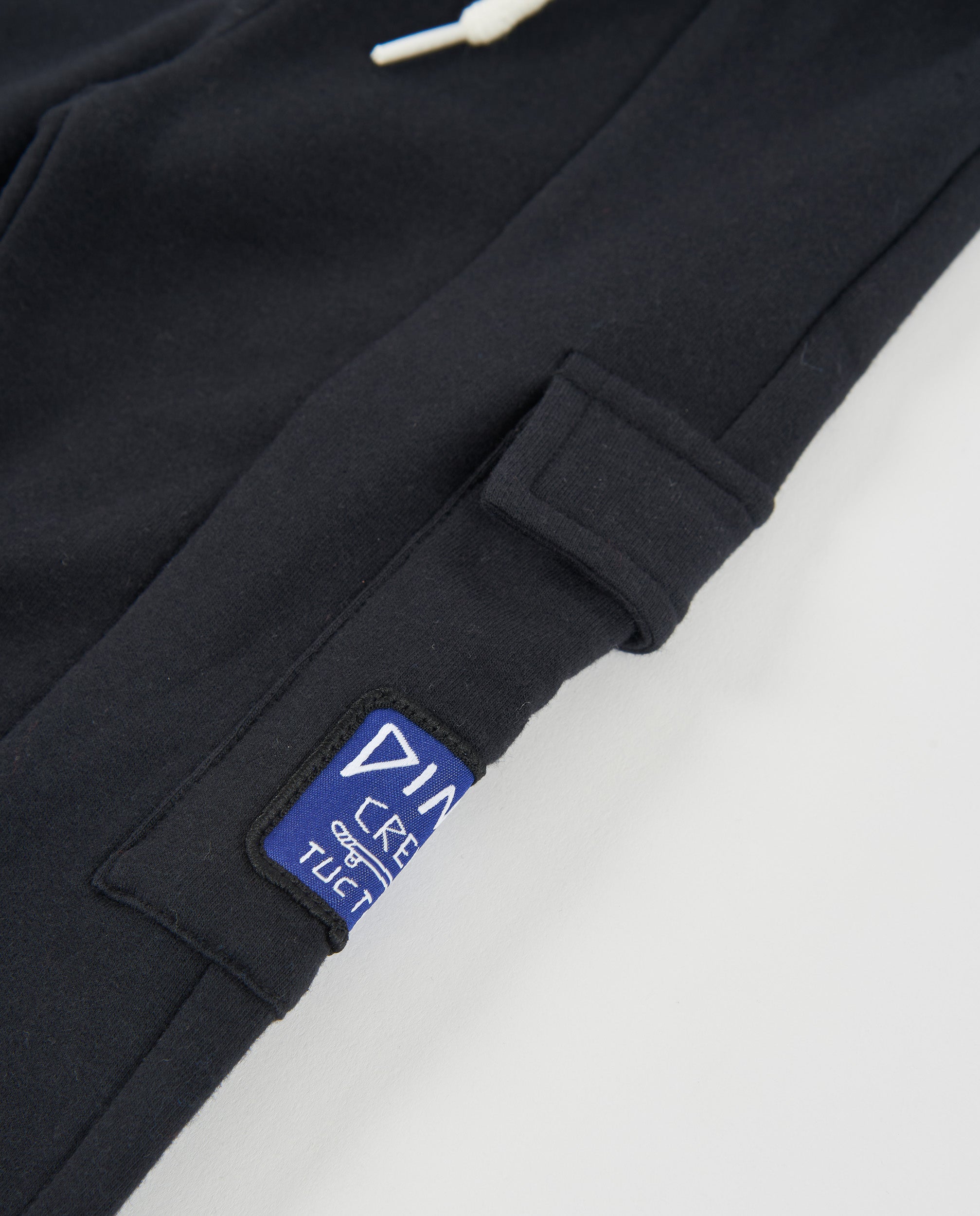 Pantalón de niño de felpa con bolsillo cargo y tacto suave