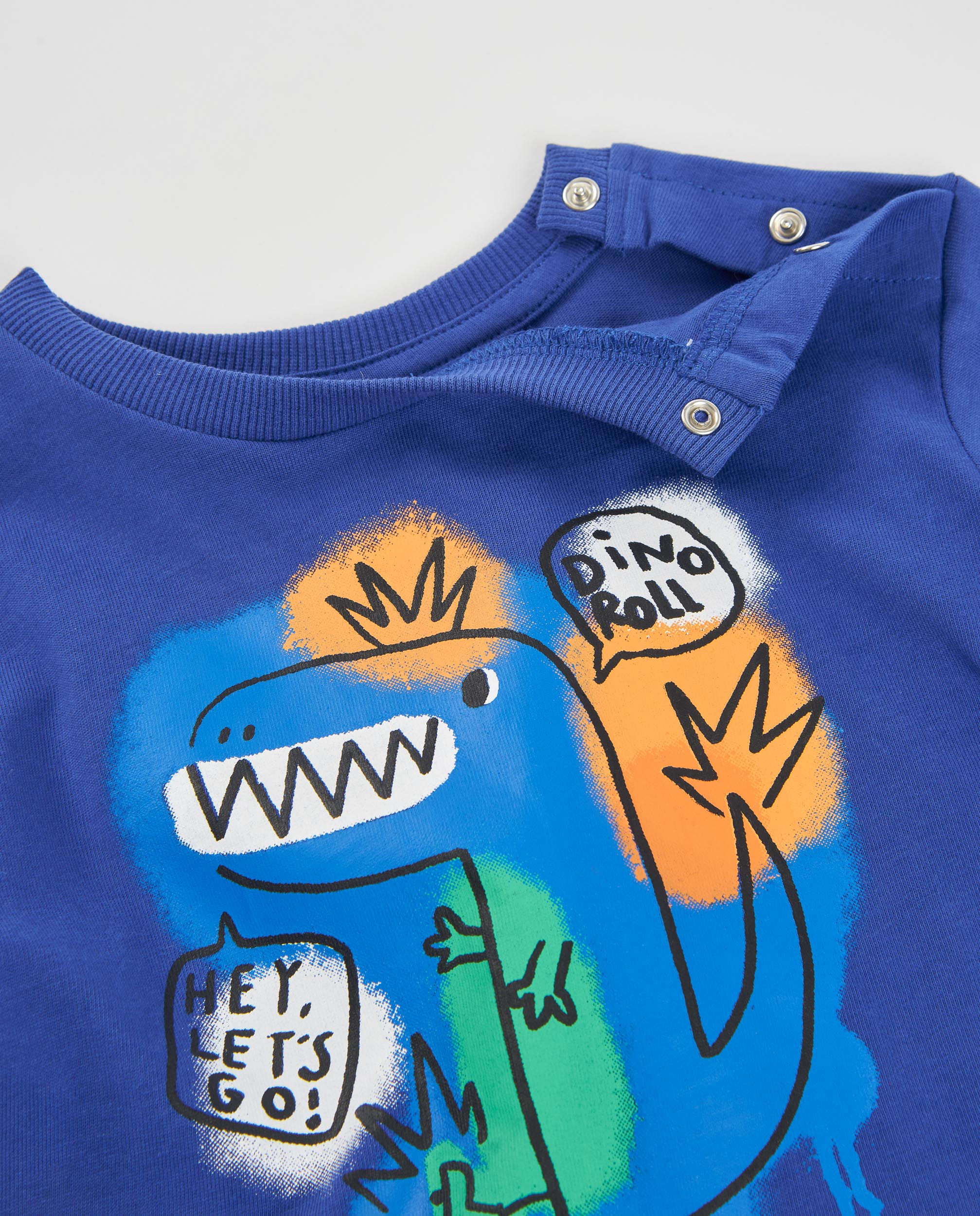 Camiseta de niño de punto con print divertido y tejido cómodo