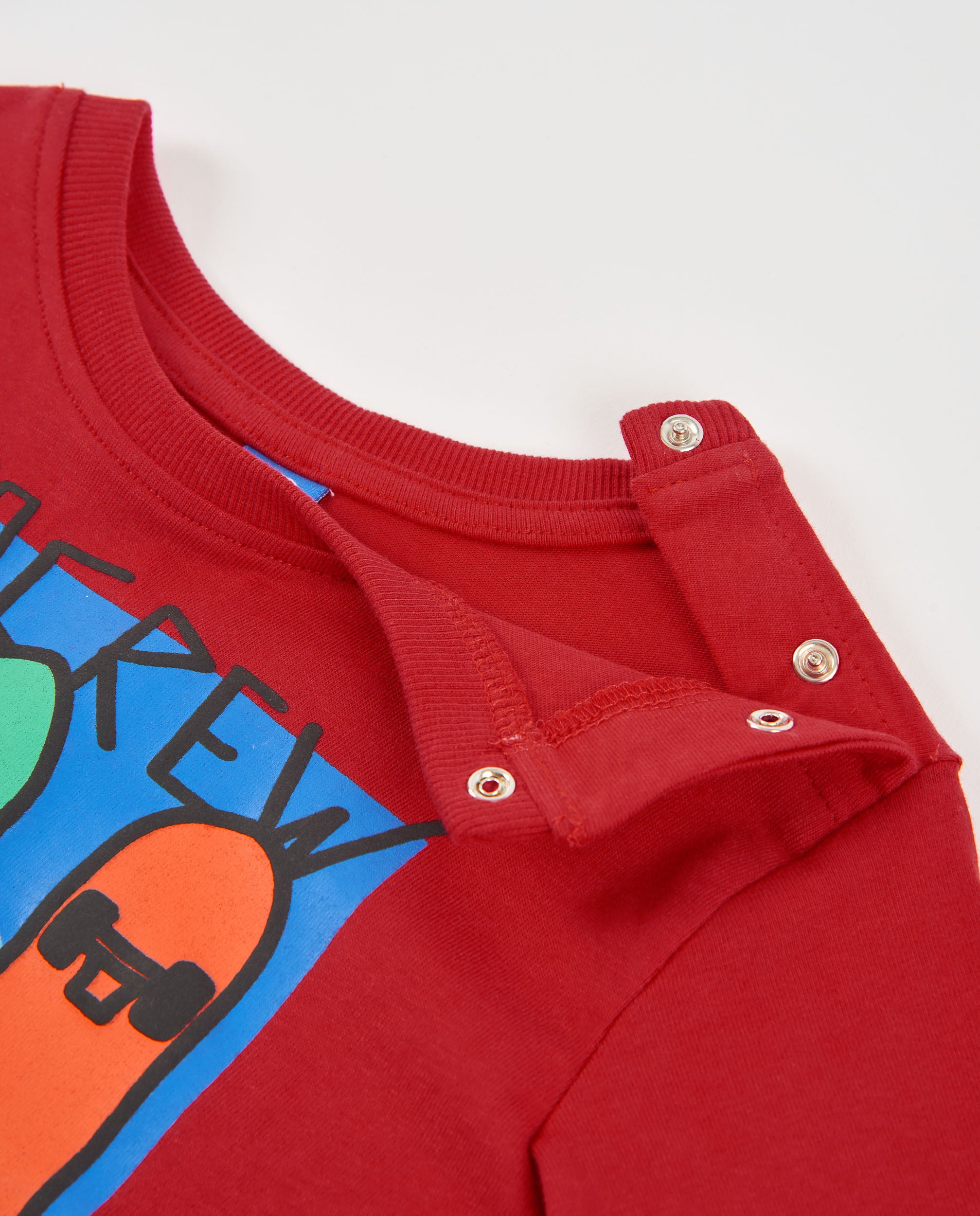 Camiseta de niño de punto con estampado divertido y tacto suave