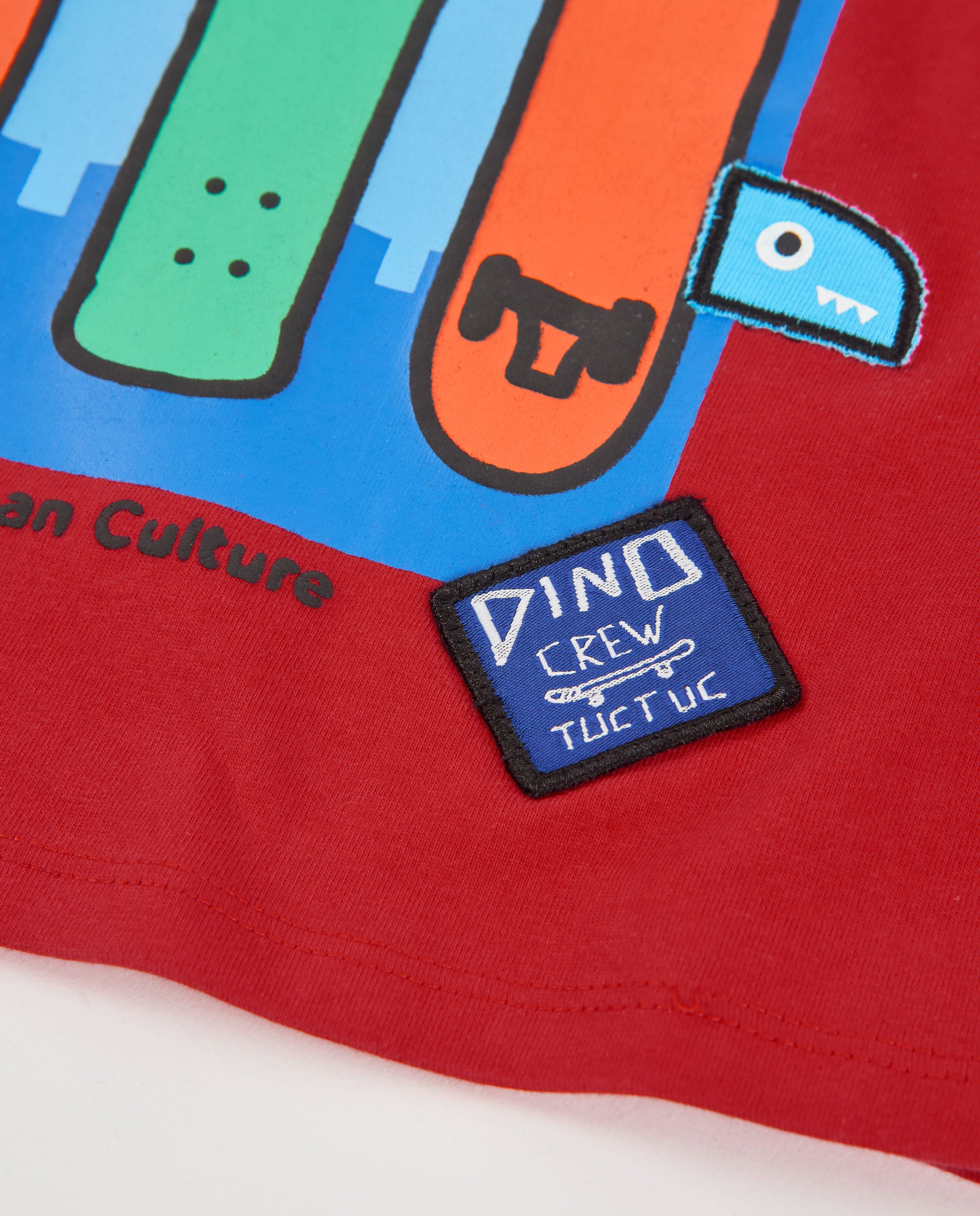 Camiseta de niño de punto con estampado divertido y tacto suave
