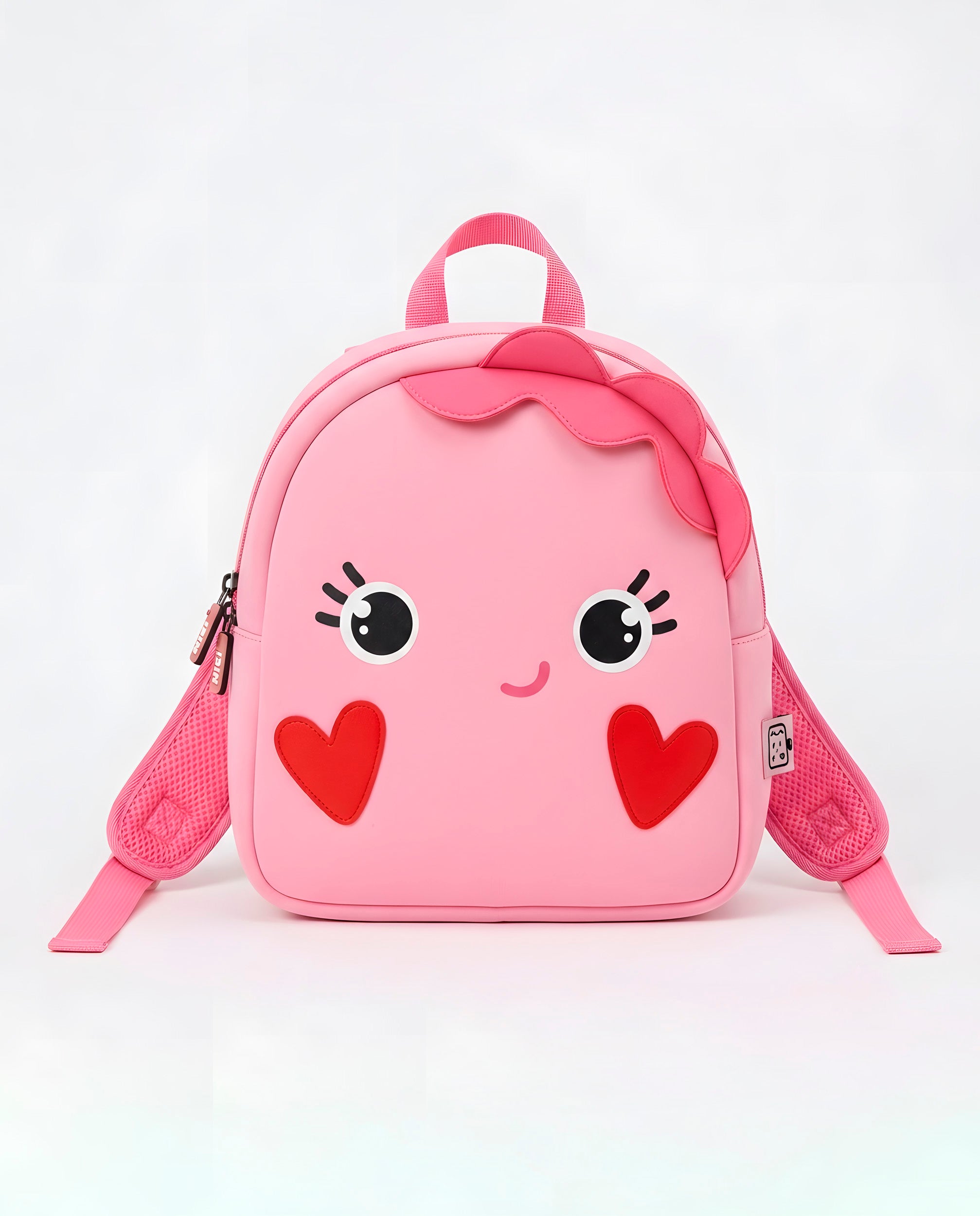 Mochila de niña con diseño divertido y respaldo acolchado