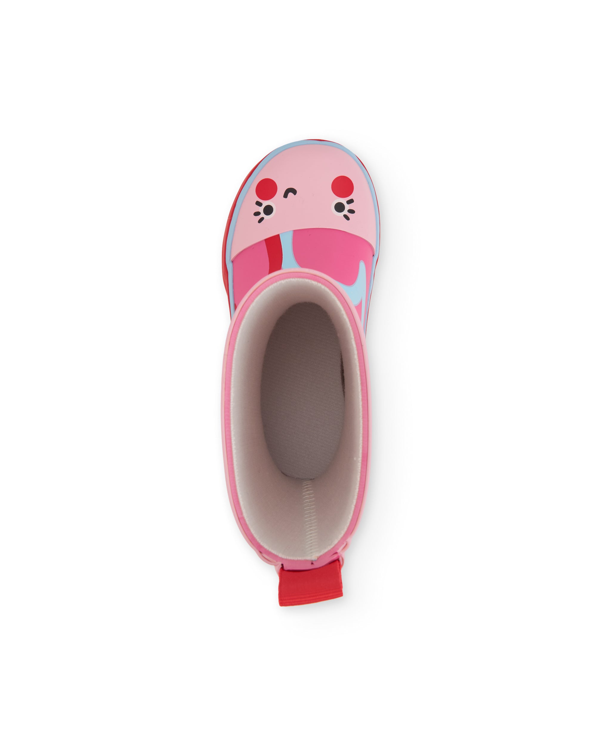 Botas de agua niña diseño corazones suela antideslizante