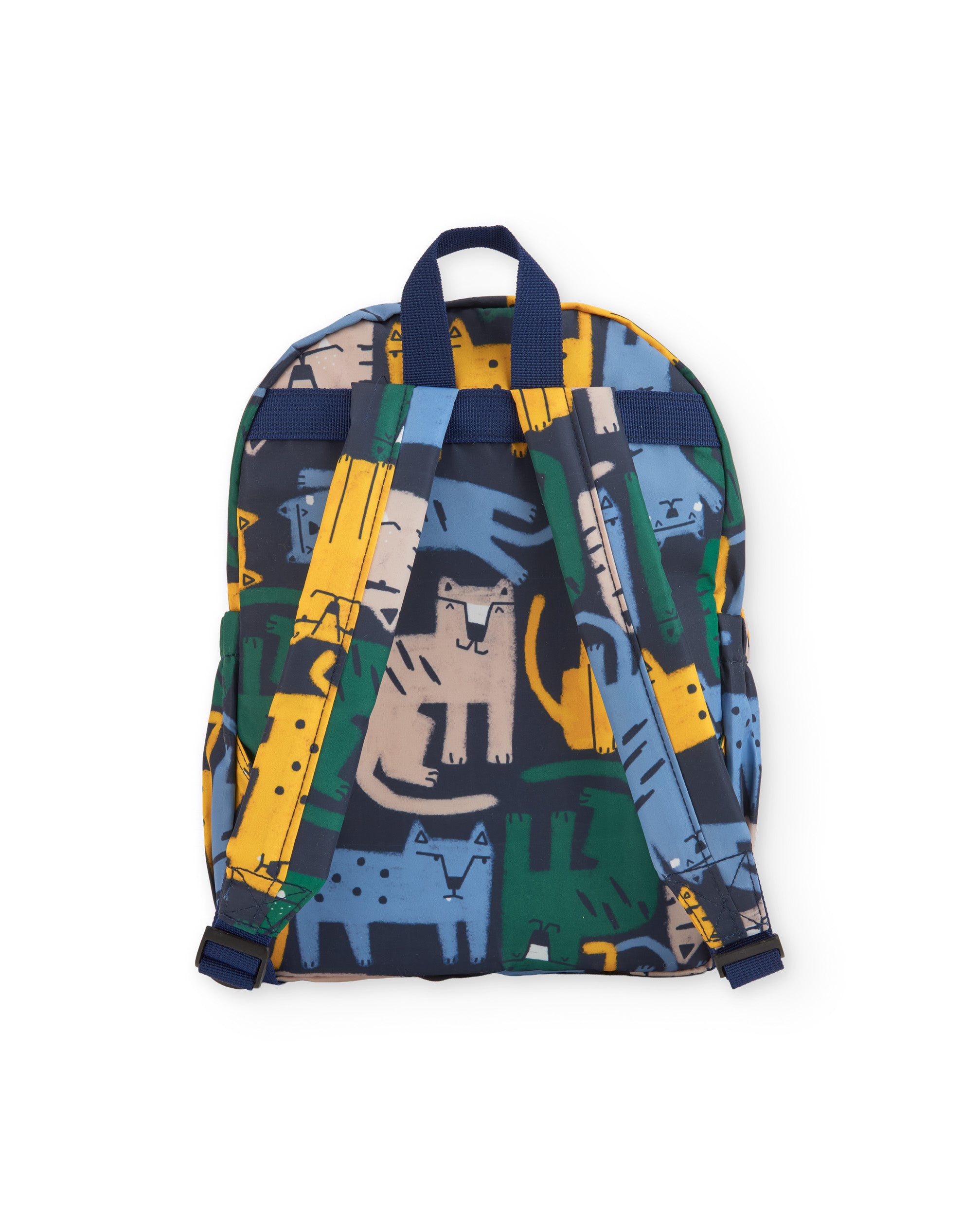 Mochila de niño con estampado de tigres y cierre ajustable