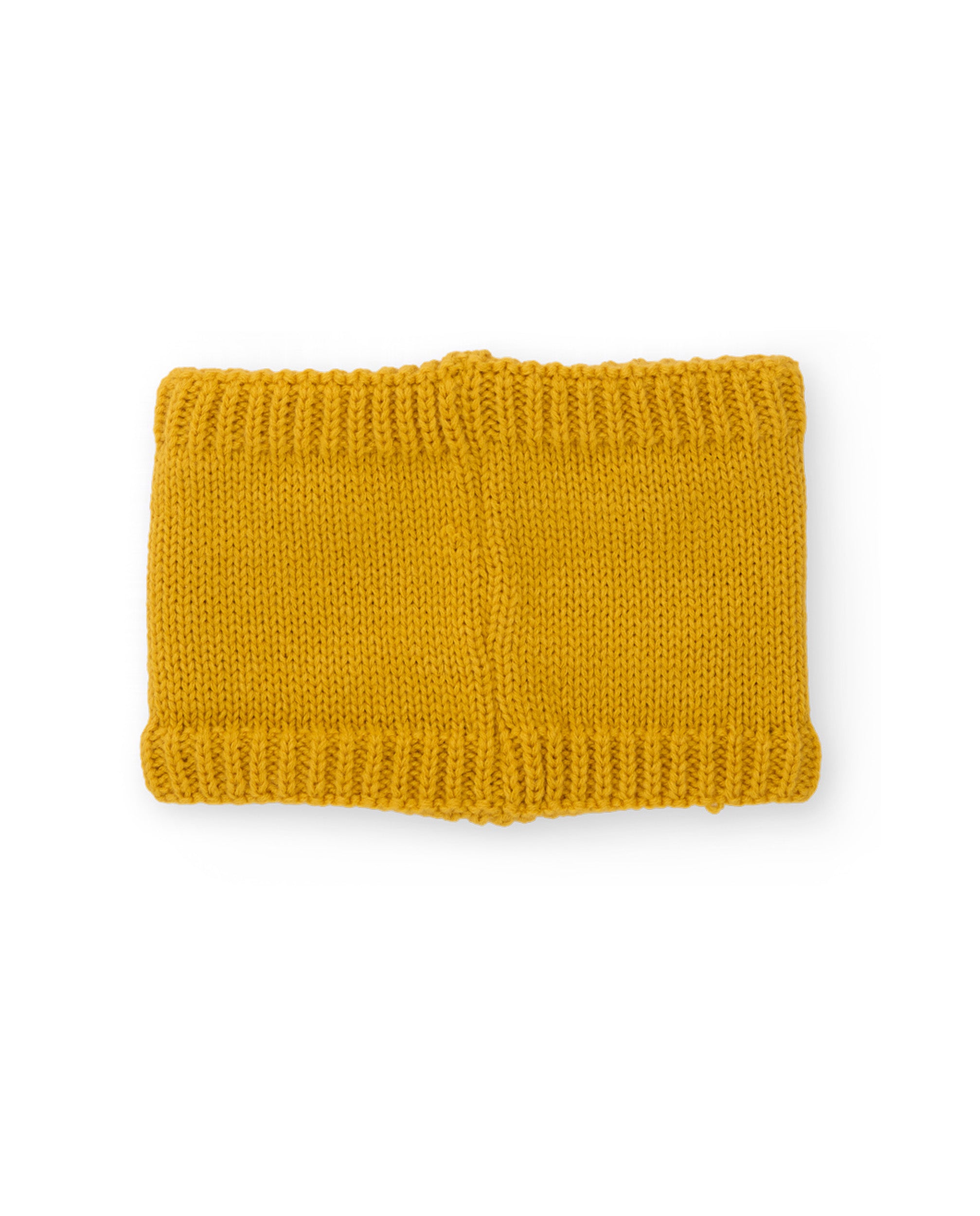Braga de cuello de niño de tricot con diseño de tigre y tejido cálido