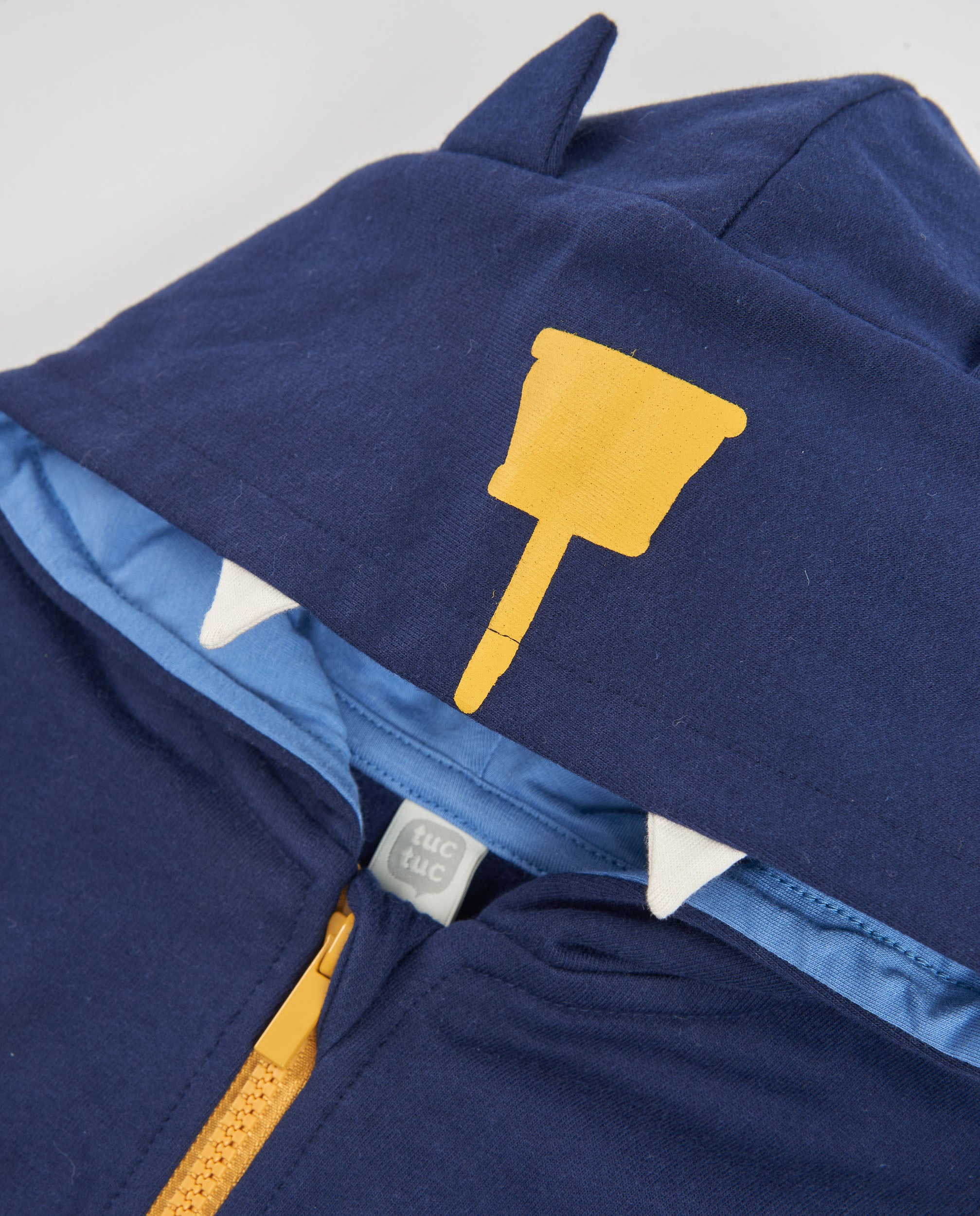 Sudadera de niño de felpa con capucha con orejas y tacto suave