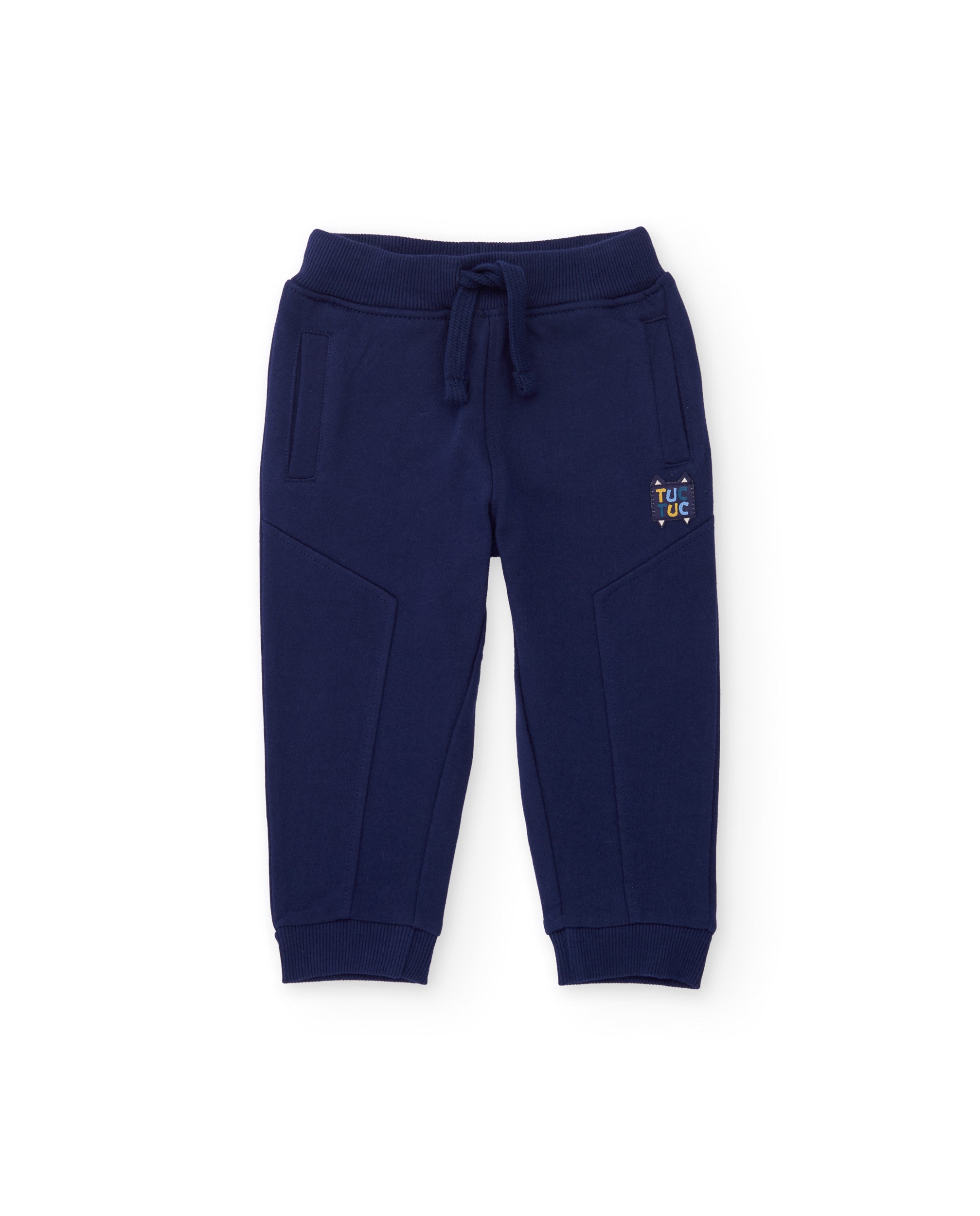 Pantalón de niño de felpa con cintura ajustable y tacto cálido