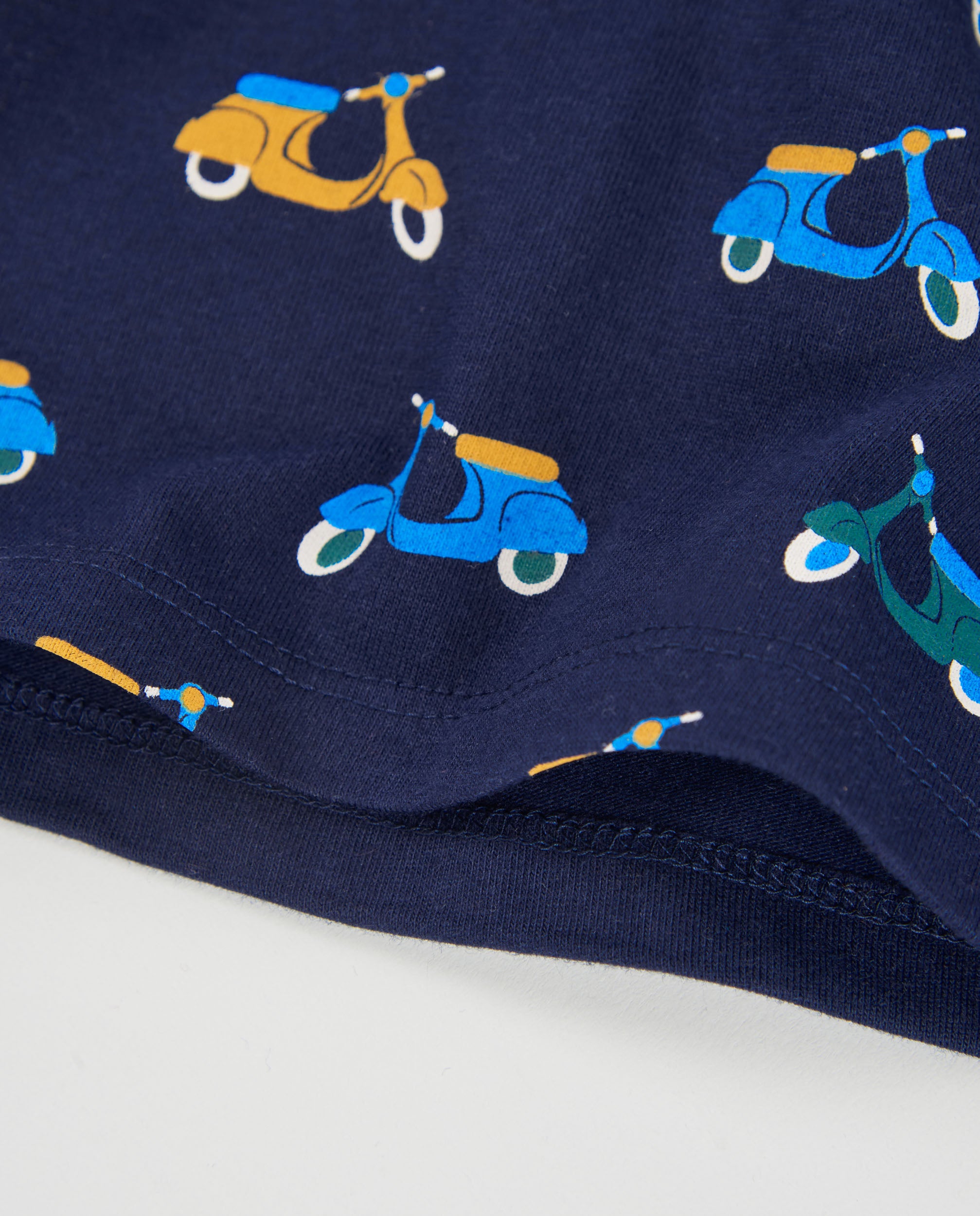 Camiseta de niño de punto con manga larga y estampado lúdico