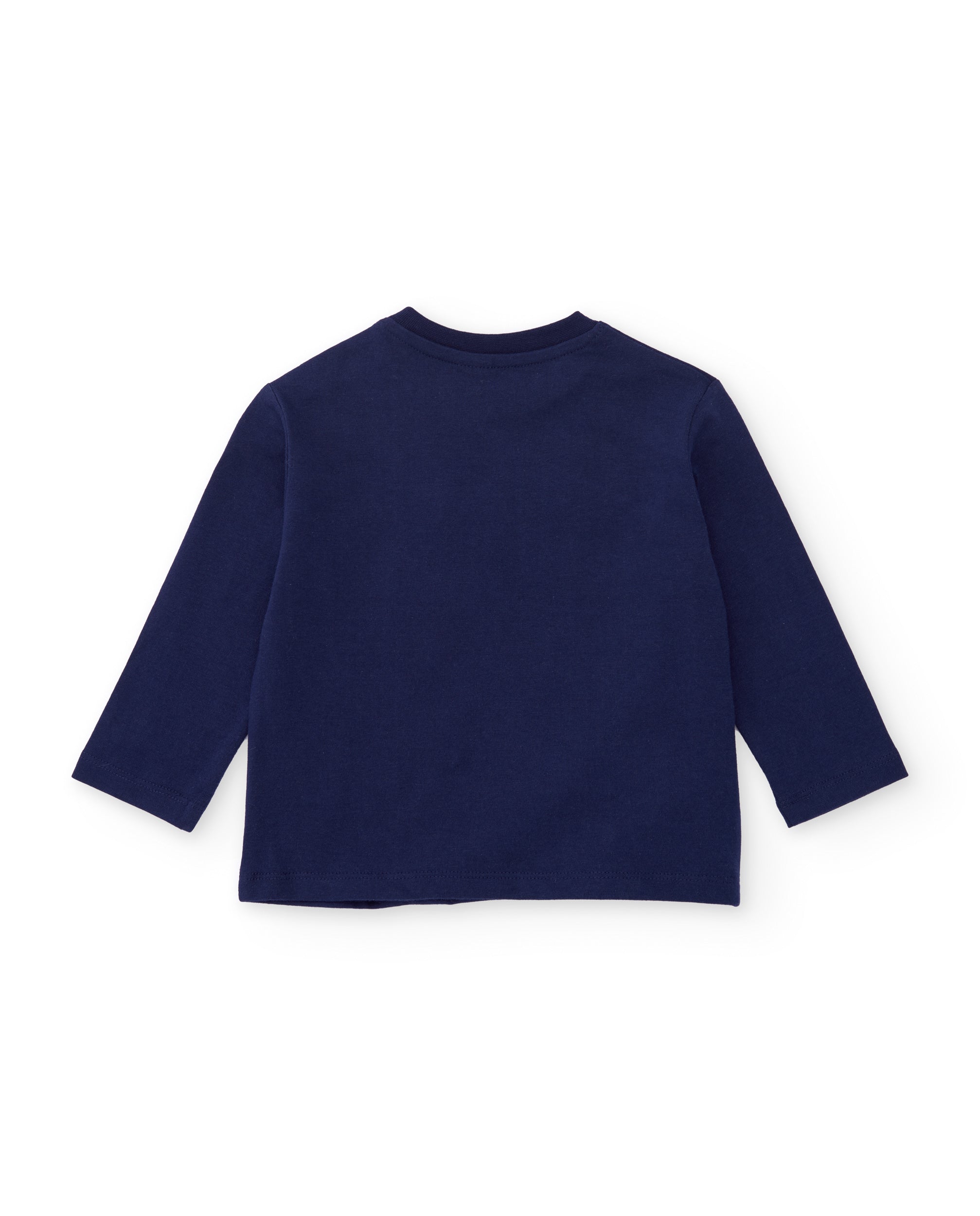Camiseta de niño de punto con manga larga y estampado original