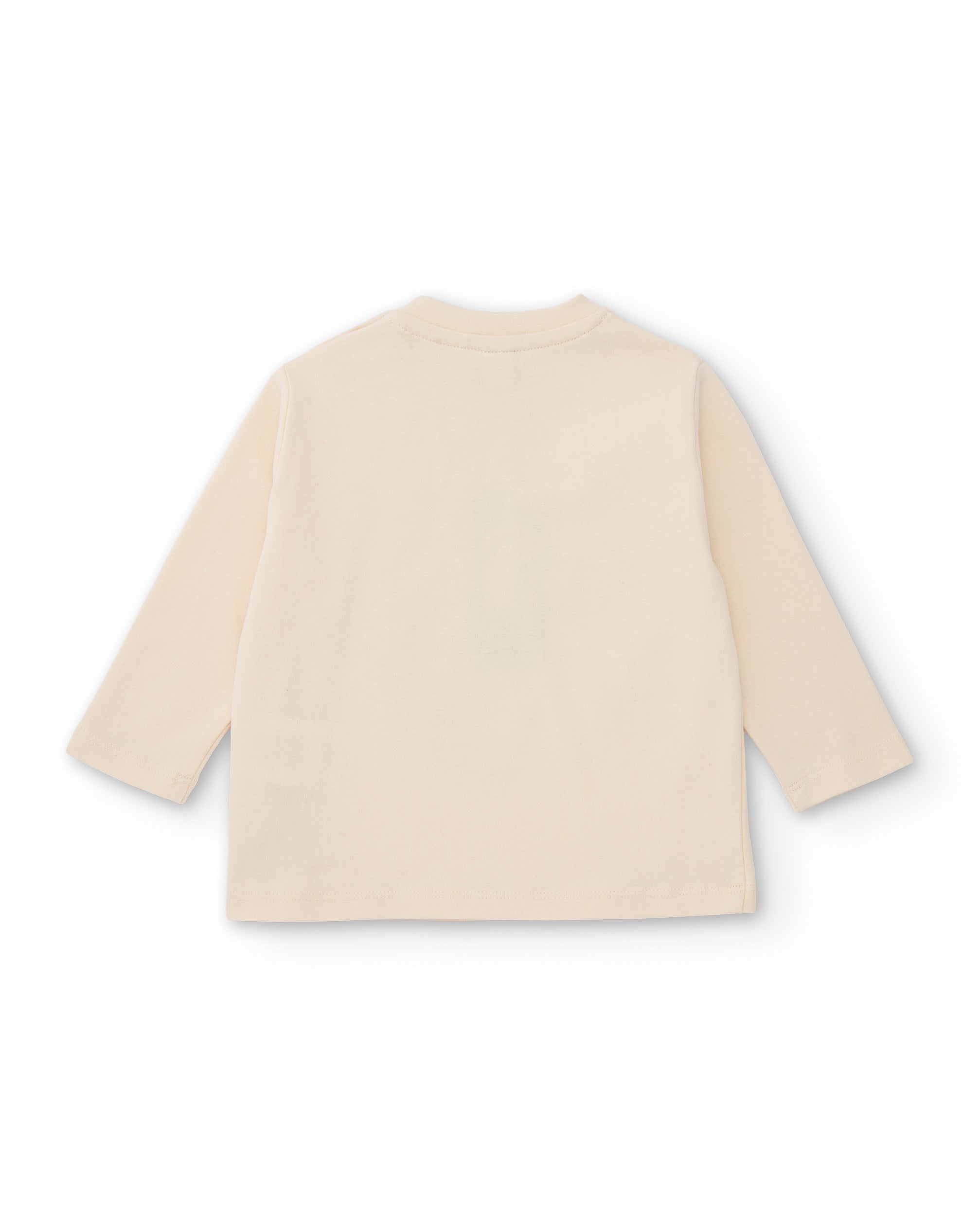 Camiseta de niño de punto con ilustración divertida y manga larga