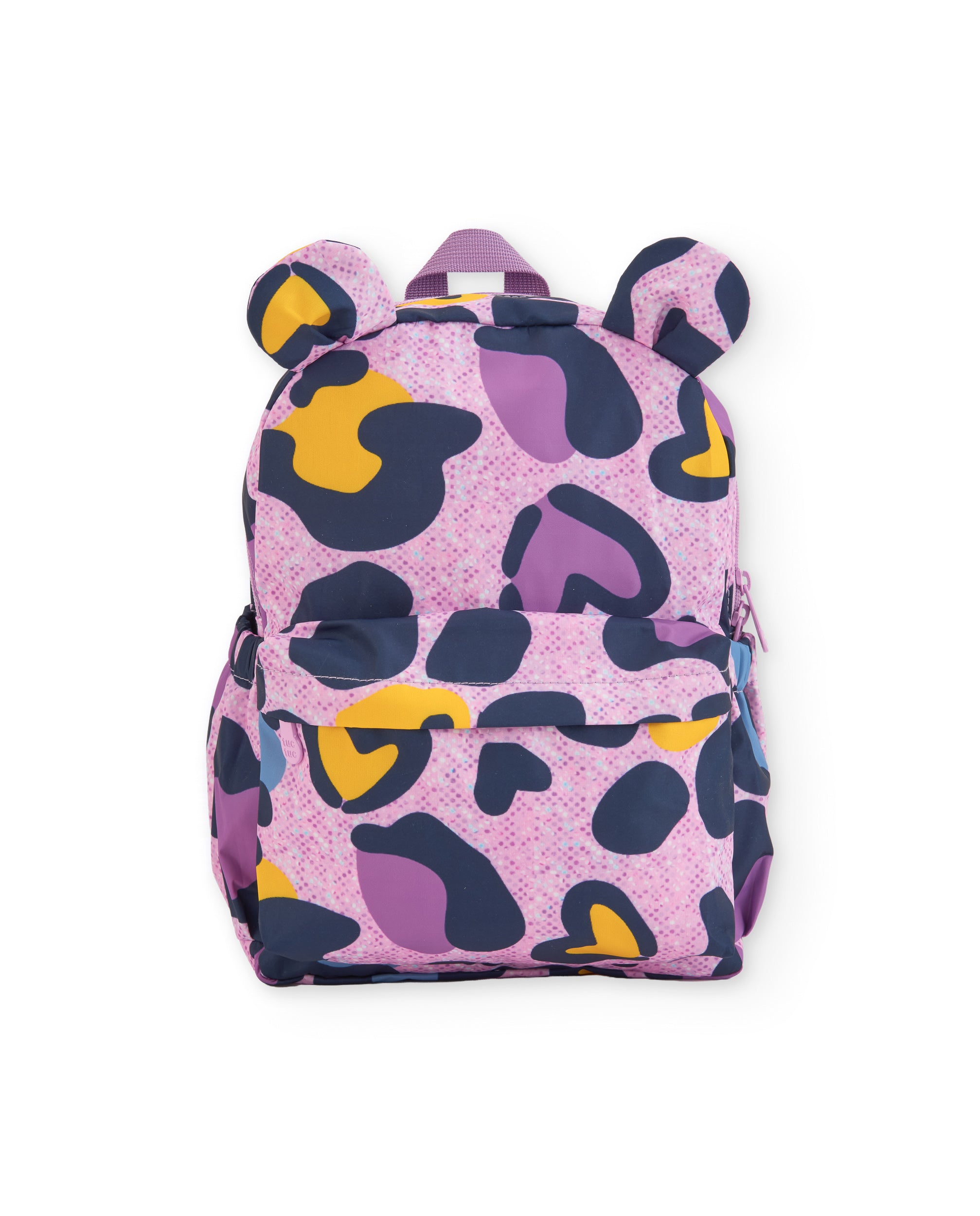 Mochila de niña con estampado animal print y diseño divertido