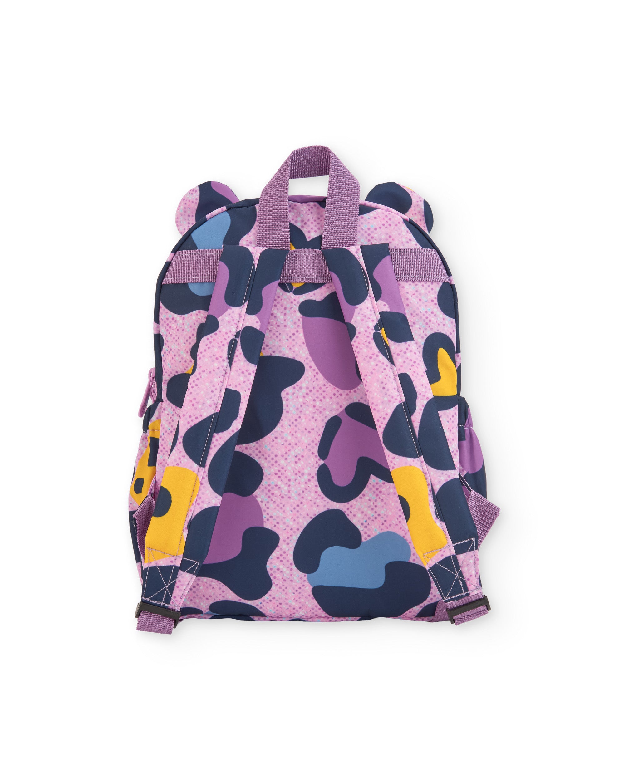 Mochila de niña con estampado animal print y diseño divertido