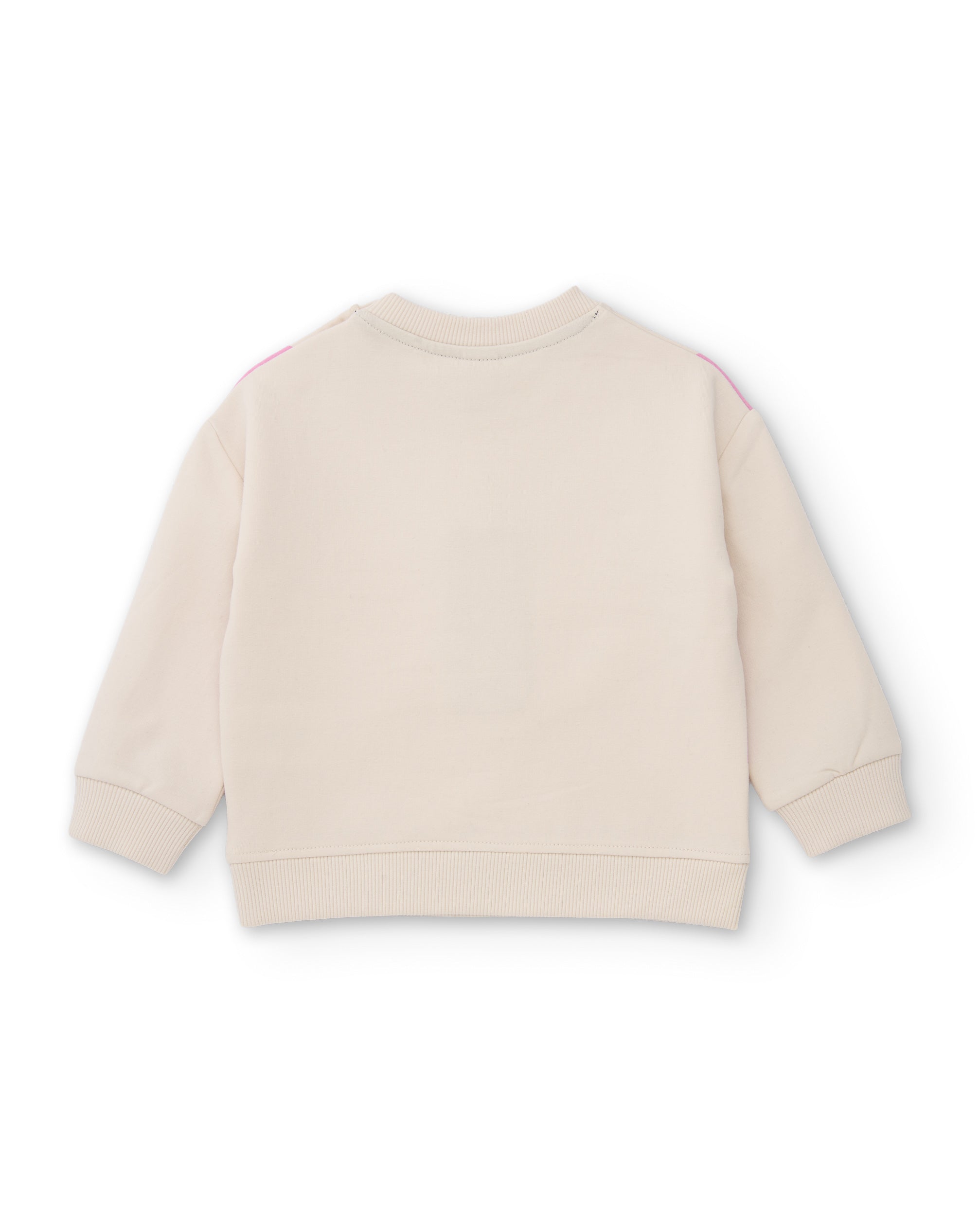 Conjunto de niña de felpa con sudadera de corazones y leggings a juego