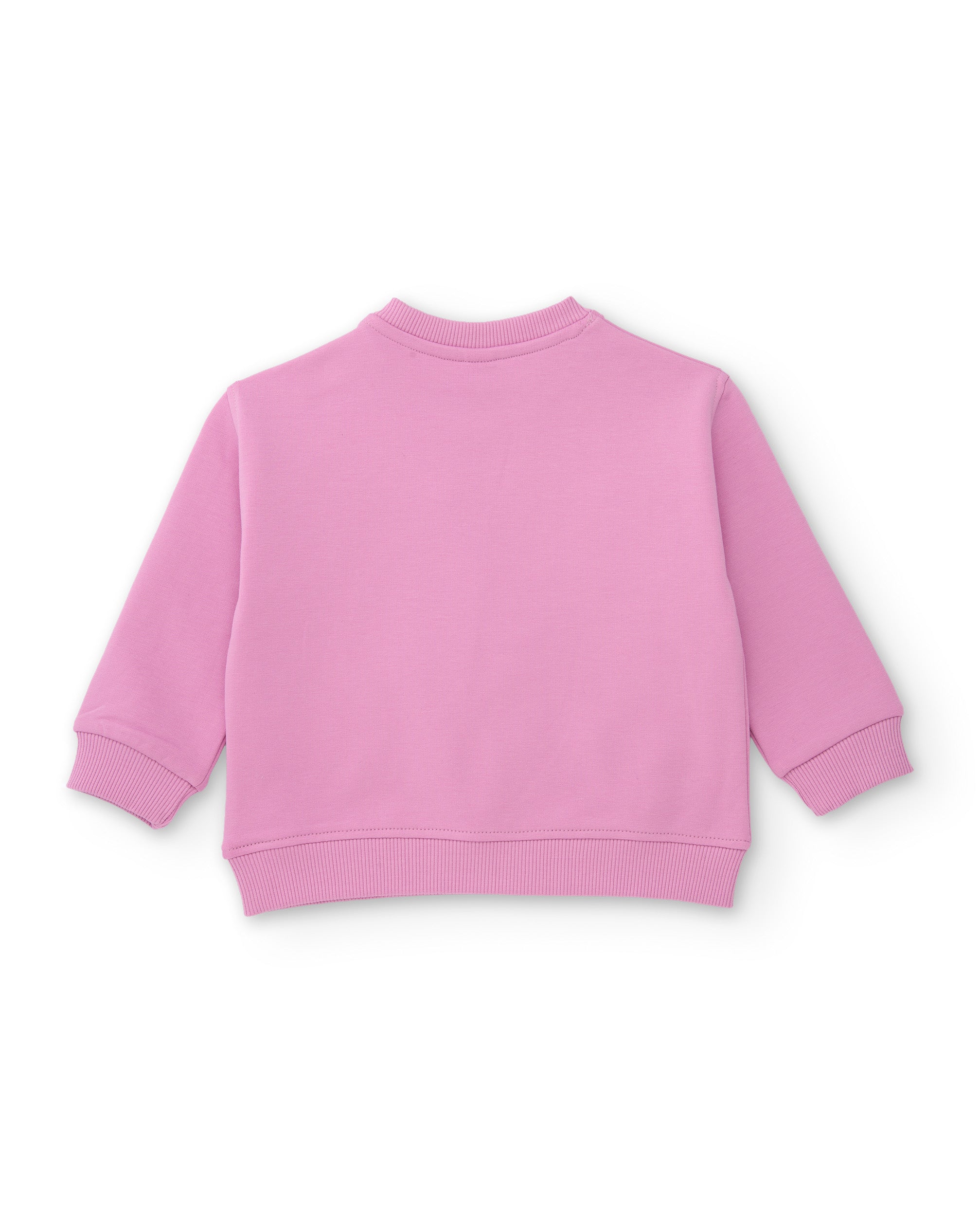 Conjunto de niña de felpa con sudadera de diseño divertido y pantalón a juego