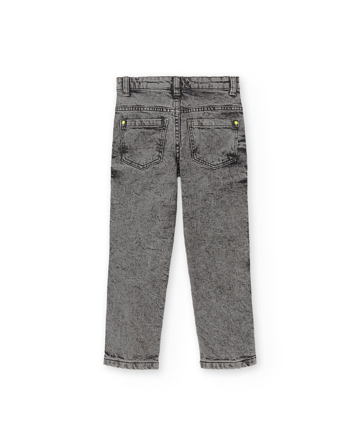 Pantalón denim gris niño Race Car