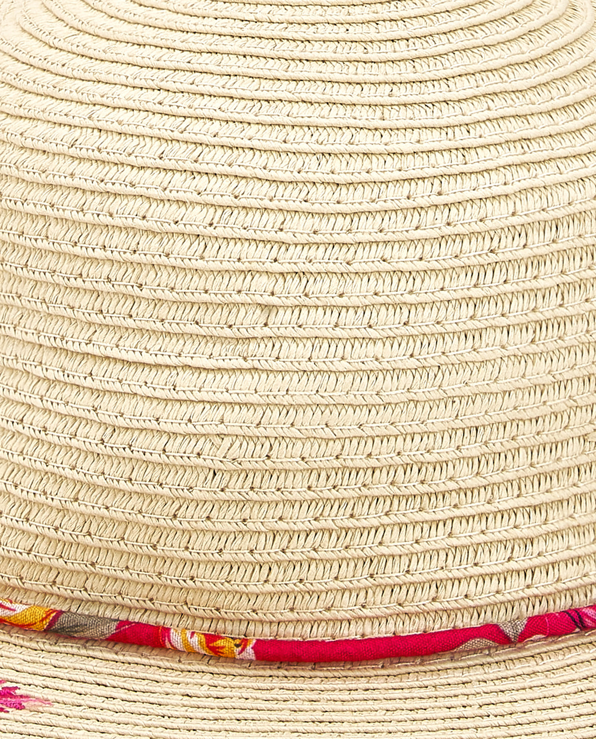Gorro rafia beige niña Acid Bloom